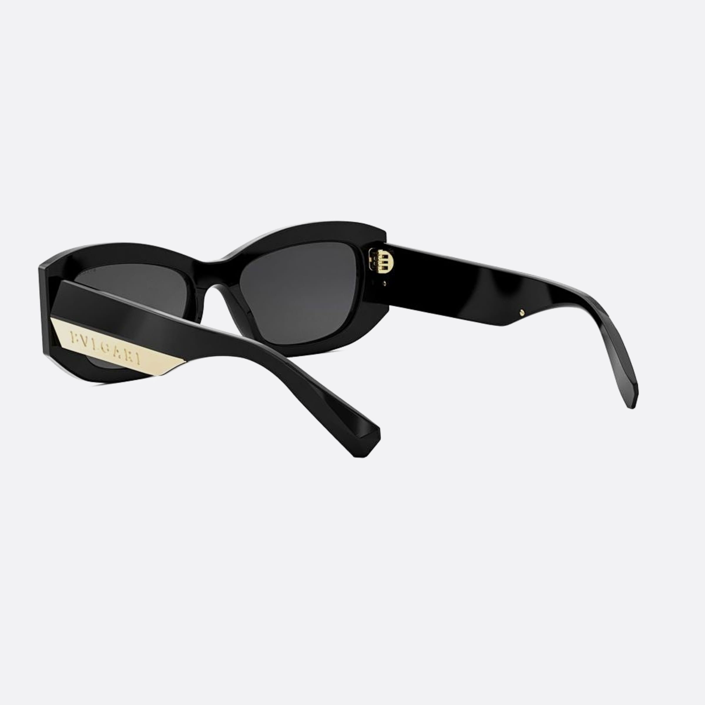 Bvlgari 54mm Bvlgari Roma 01a Black Geometric Women Sunglasses - Lifestyle Shot