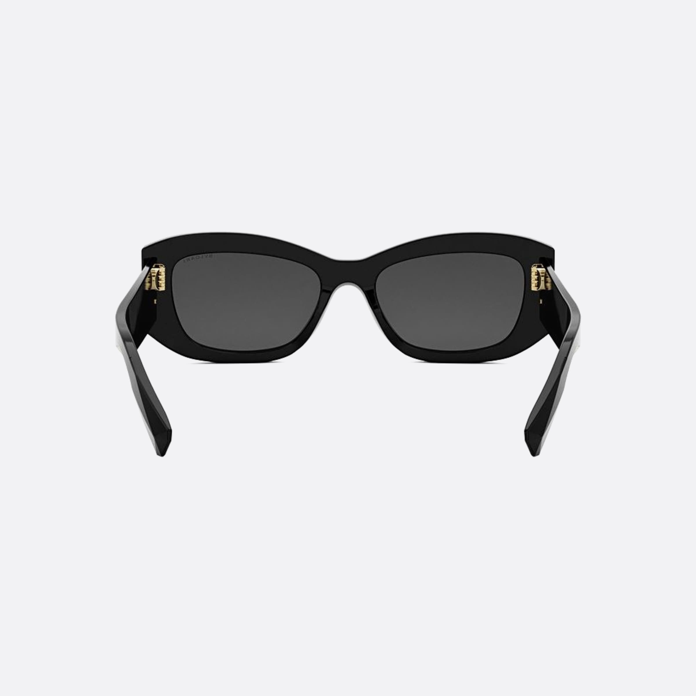 Bvlgari 54mm Bvlgari Roma 01a Black Geometric Women Sunglasses - Additional Angle