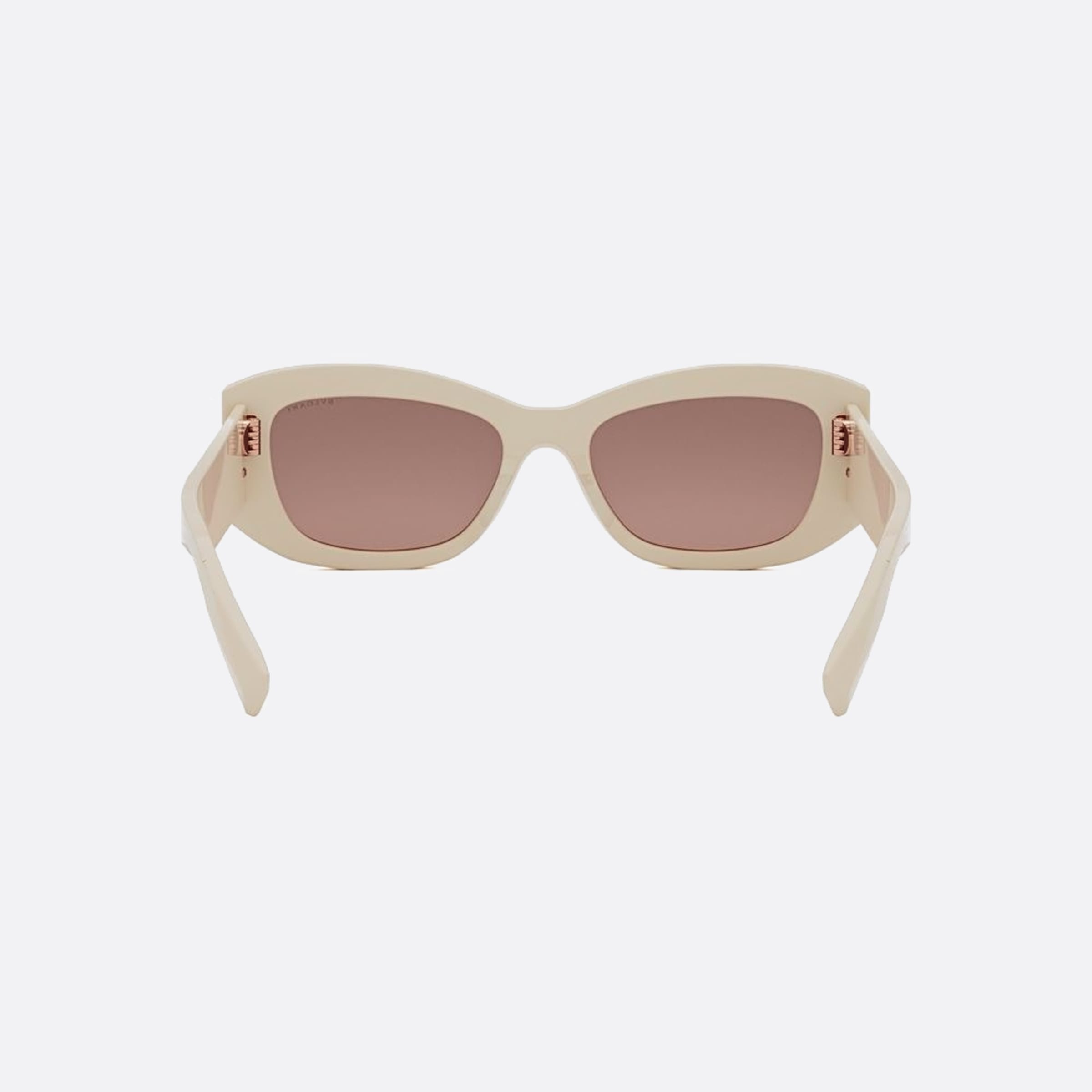 Bvlgari 54mm Bvlgari Roma 25e White Geometric Women Sunglasses - Additional Angle