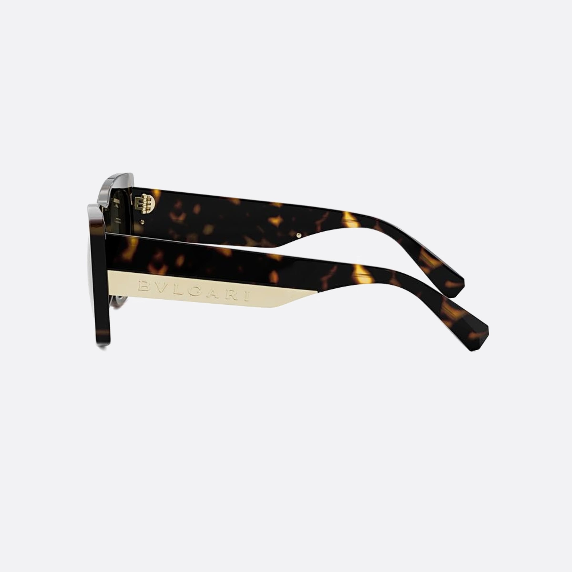 Bvlgari 52mm Bvlgari Roma 52f Havana Butterfly Women Sunglasses - Detail View