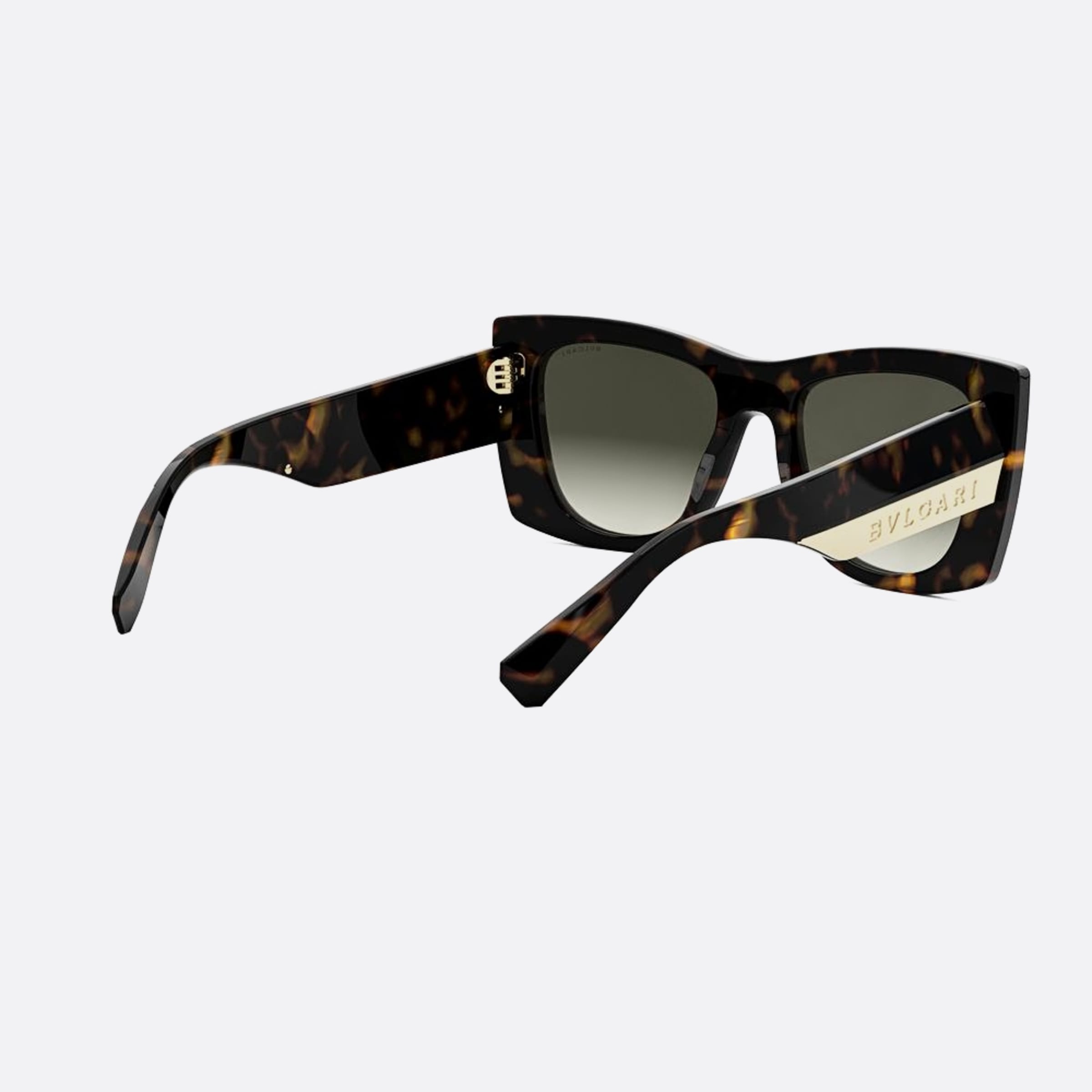 Bvlgari 52mm Bvlgari Roma 52f Havana Butterfly Women Sunglasses - Additional Angle