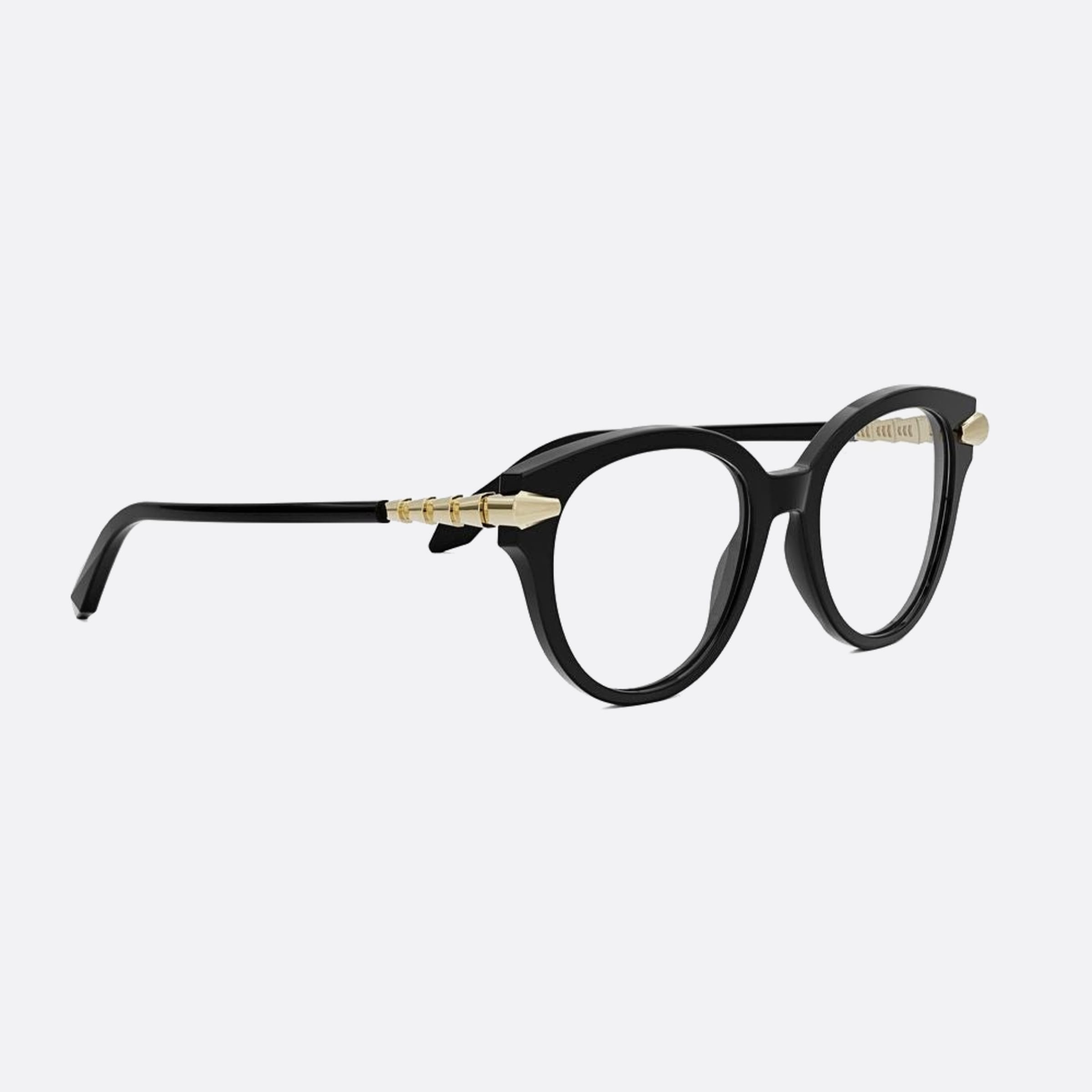 Bvlgari 52mm Serpenti Black Round Women Eyeglasses - Additional Angle