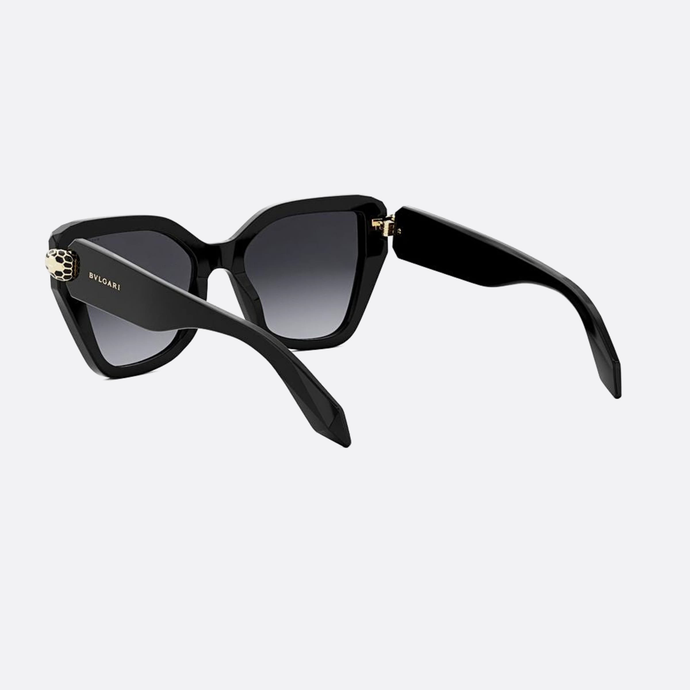 Bvlgari 53mm Serpenti 01b Black Butterfly Women Sunglasses - Lifestyle Shot