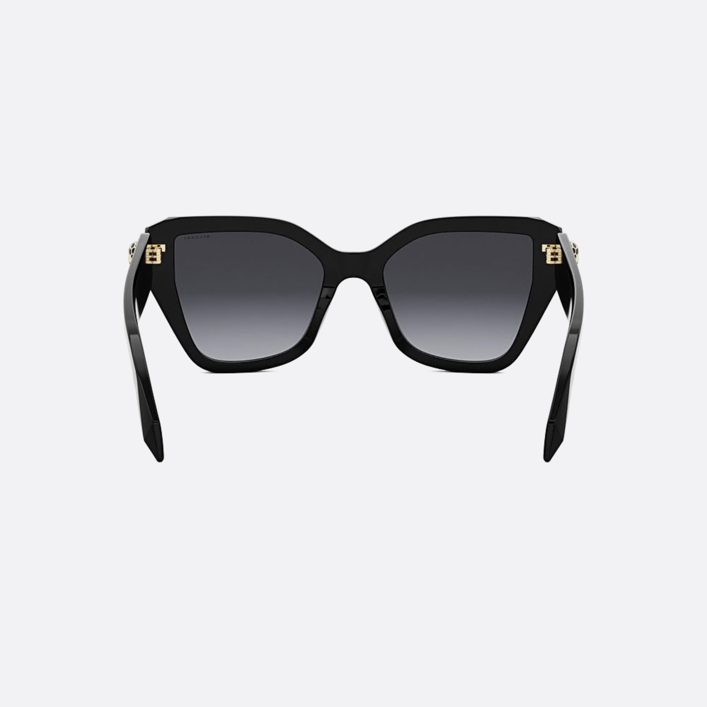Bvlgari 53mm Serpenti 01b Black Butterfly Women Sunglasses - Additional Angle