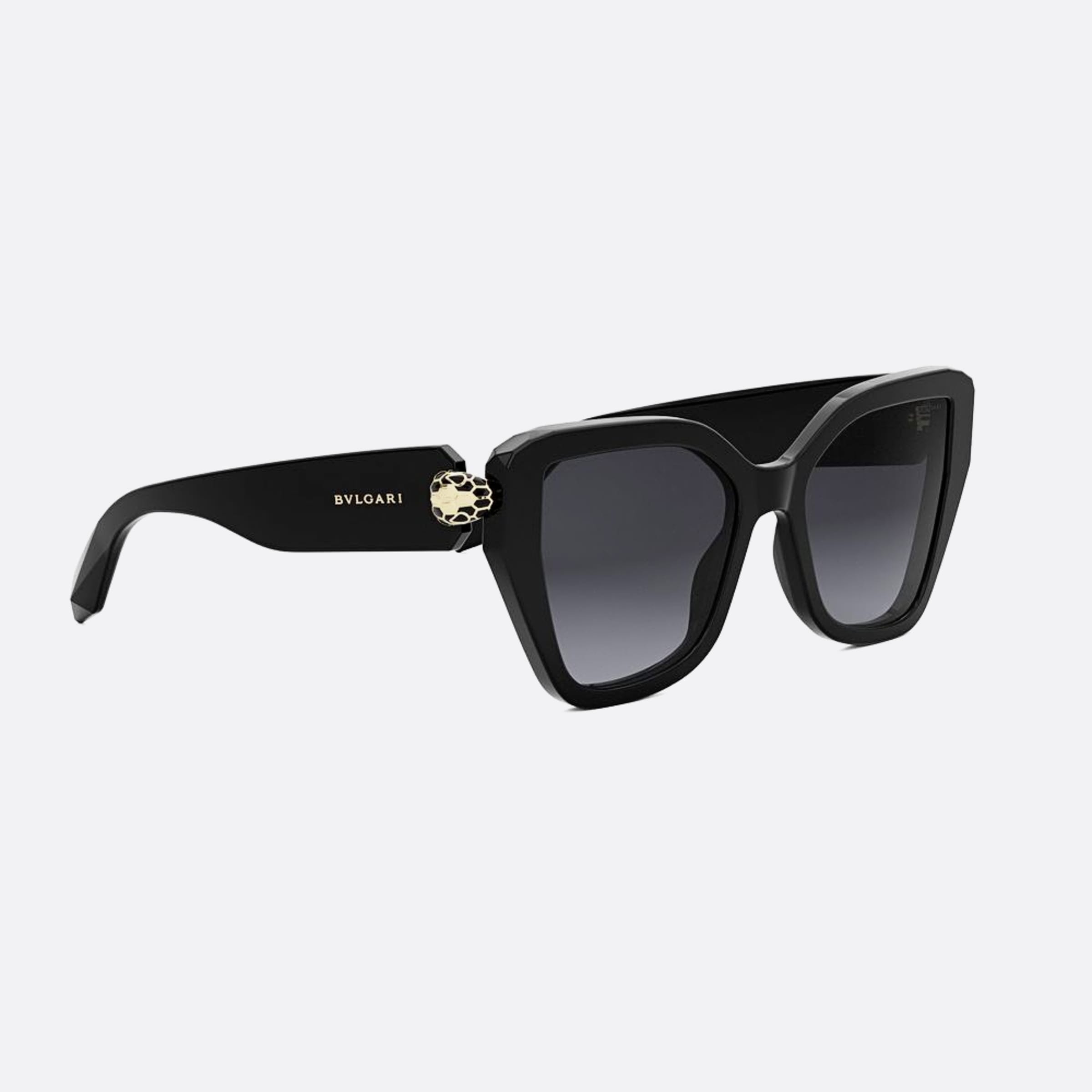 Bvlgari 53mm Serpenti 01b Black Butterfly Women Sunglasses - Additional Angle