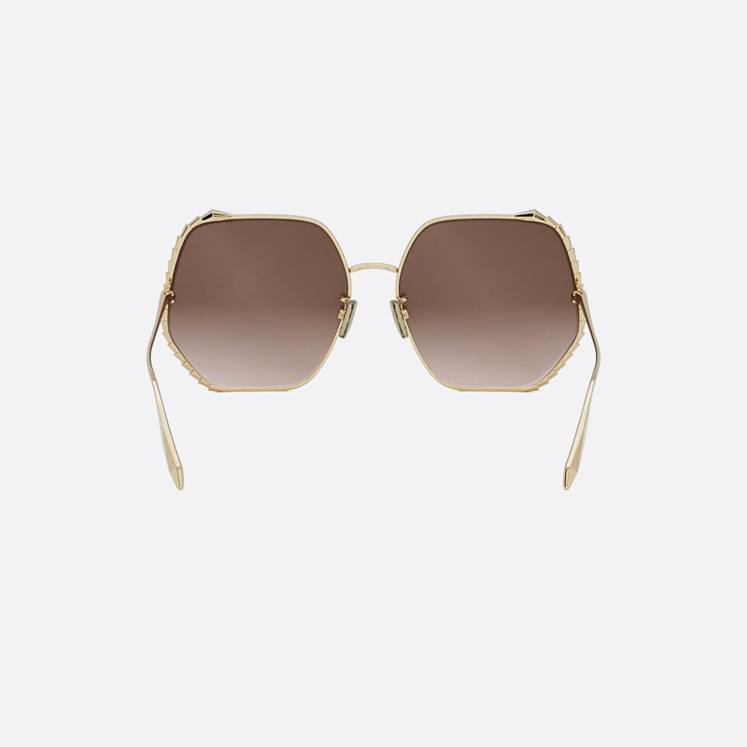 Bvlgari 60mm Serpenti 33f Gold Geometric Women Sunglasses - Additional Angle