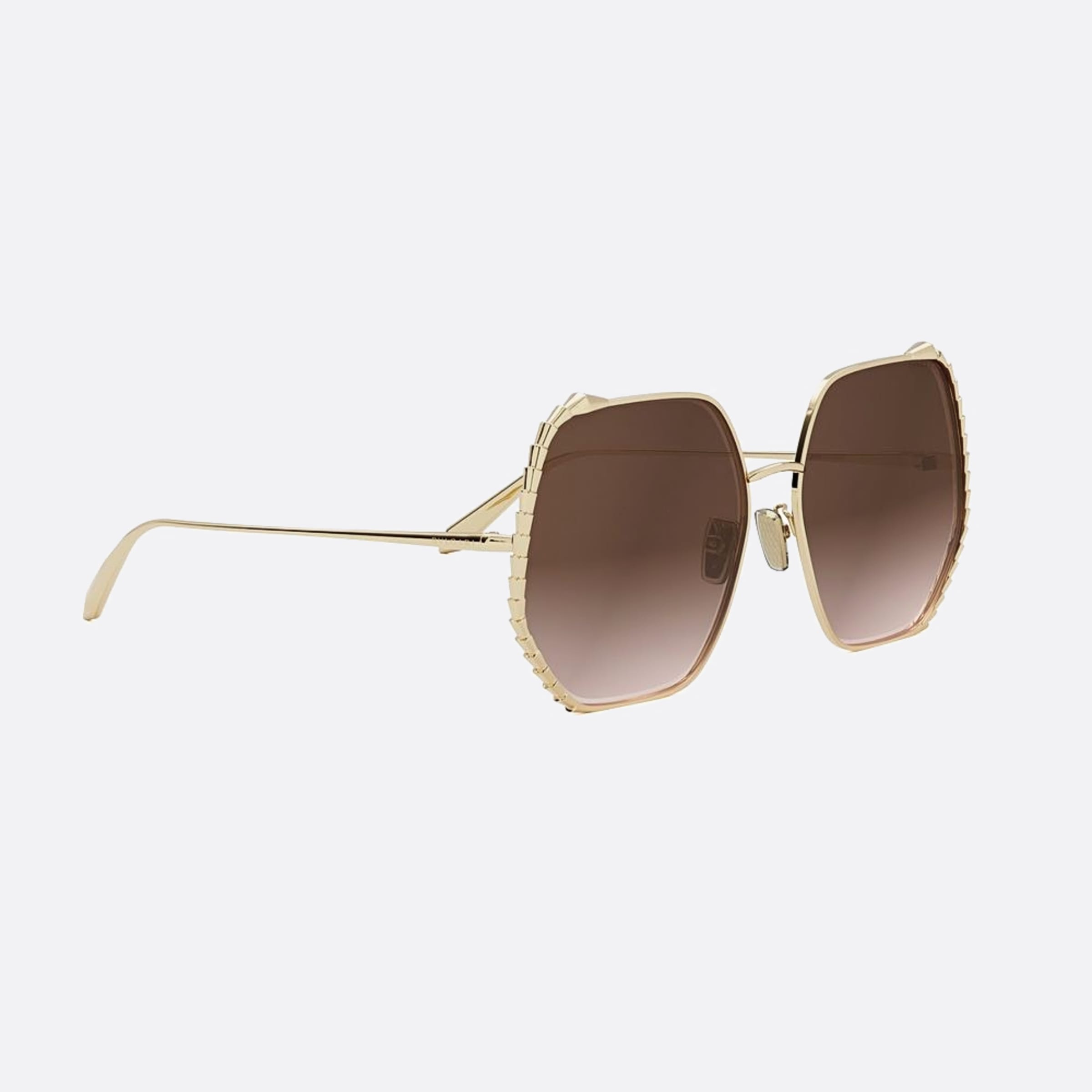 Bvlgari 60mm Serpenti 33f Gold Geometric Women Sunglasses - Additional Angle