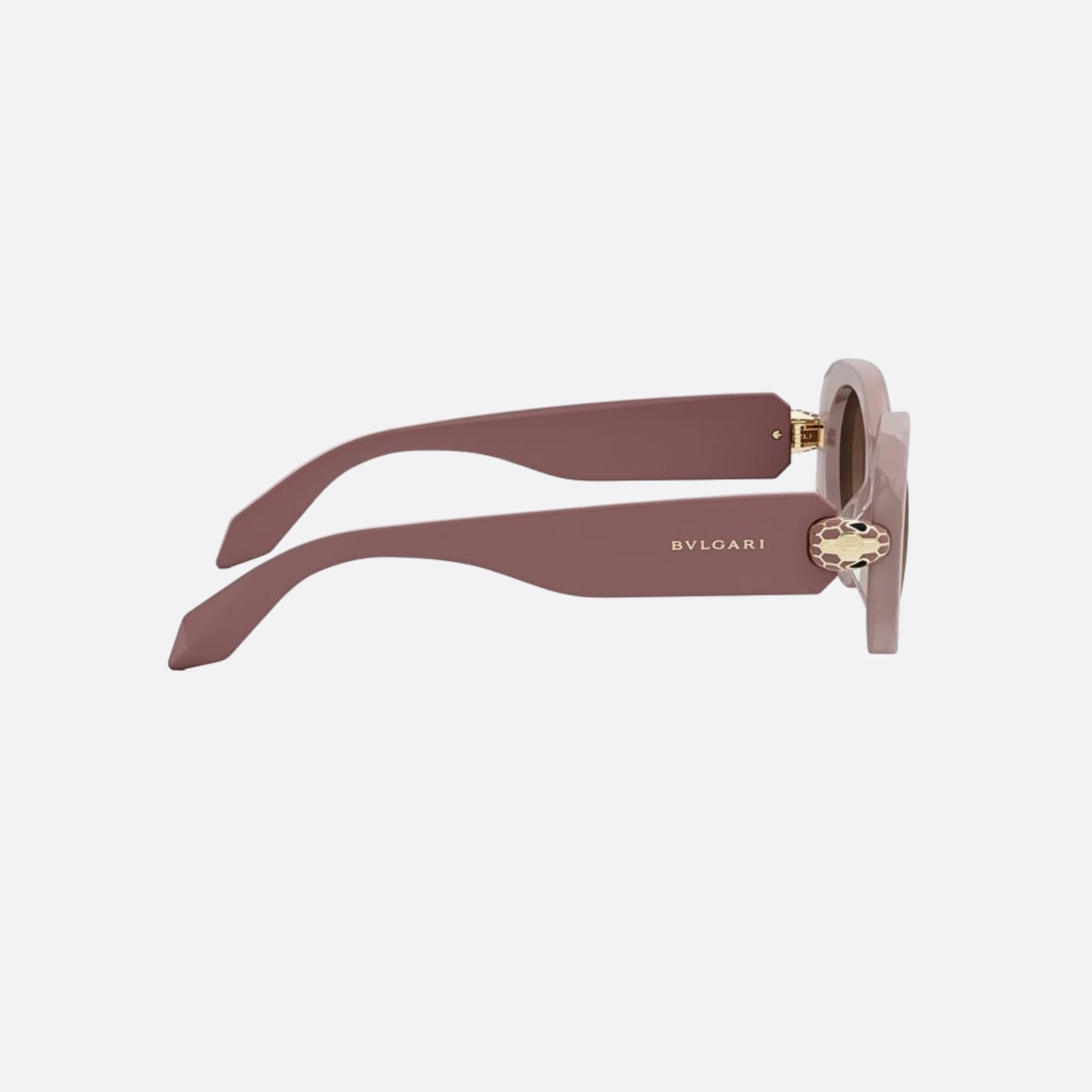 Bvlgari 52mm Serpenti Forever 72f Pink Oval Women Sunglasses - Additional Angle