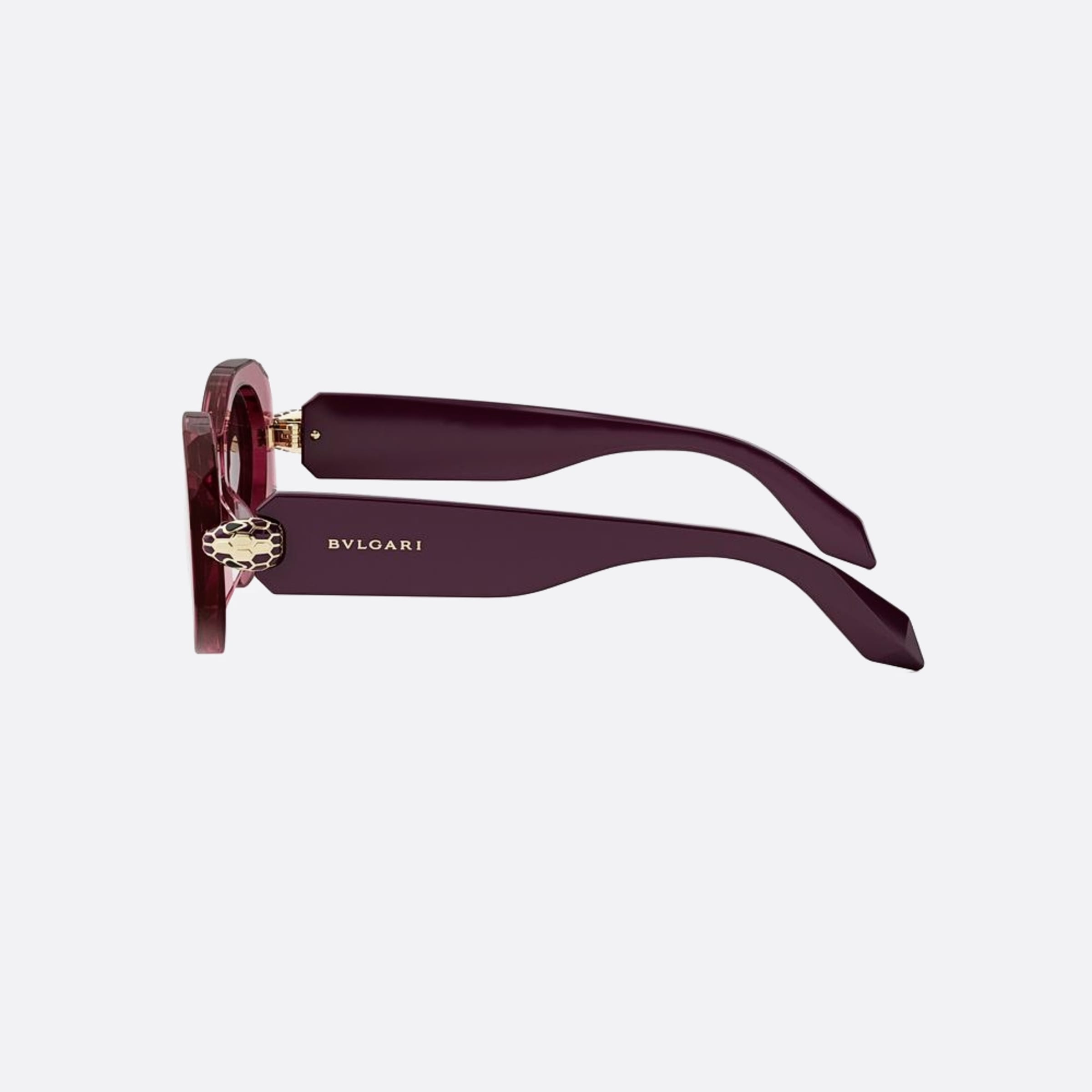 Bvlgari 52mm Serpenti Forever 81y Violet Oval Women Sunglasses - Detail View