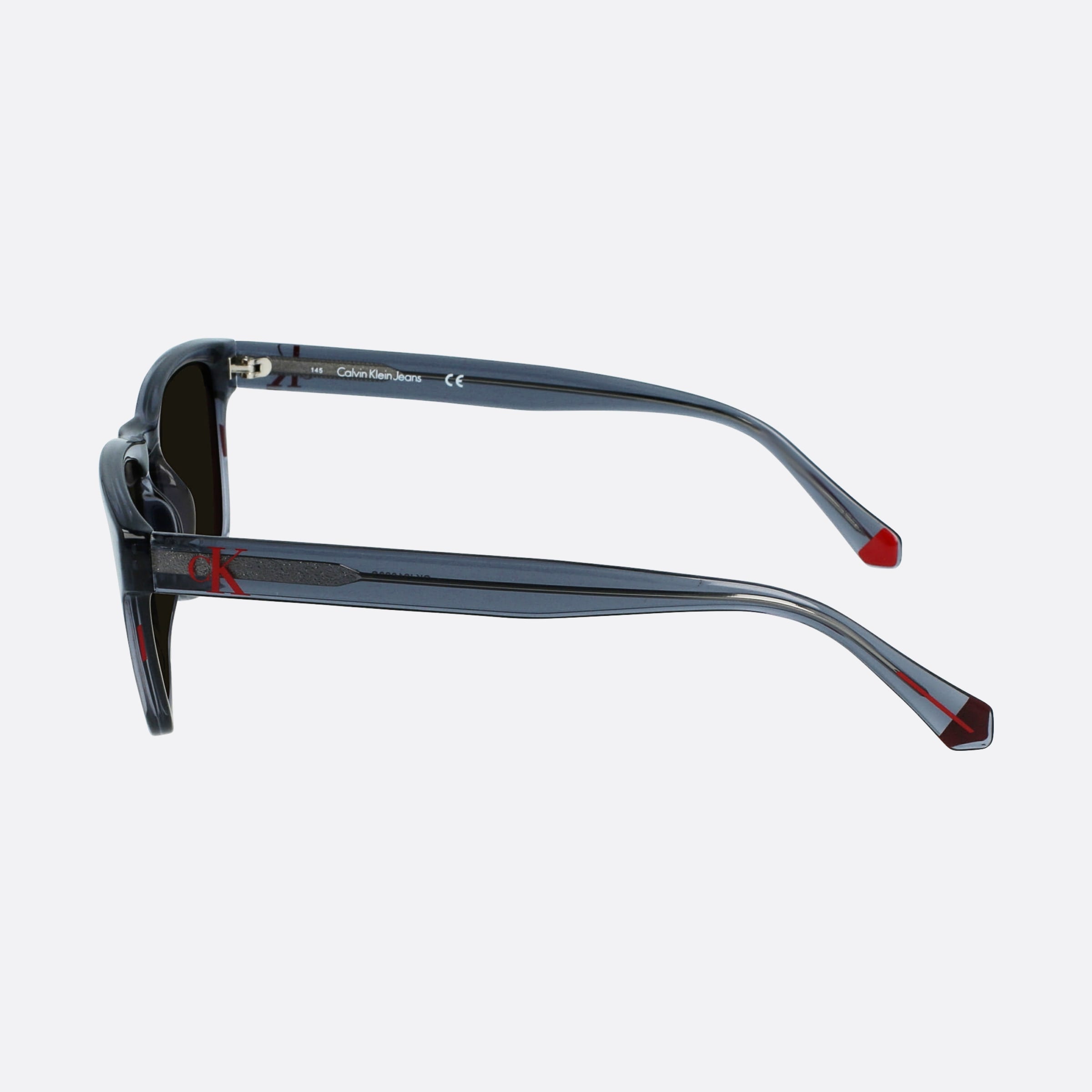 Calvin 55mm Klein Jeans Ckj21623s Grey Squared Men Sunglasses - Detail View