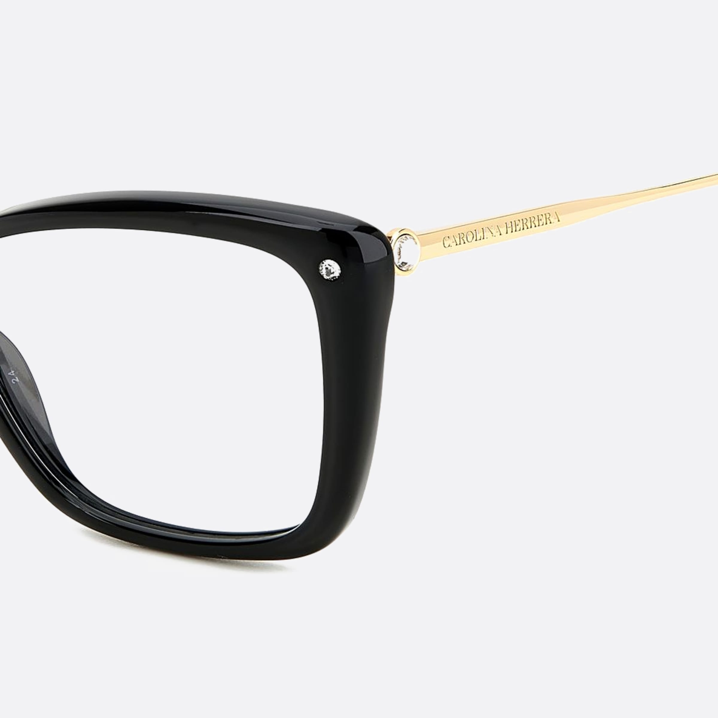 Carolina 55mm Herrera Her Black Cat Eye Women Eyeglasses - Lifestyle Shot