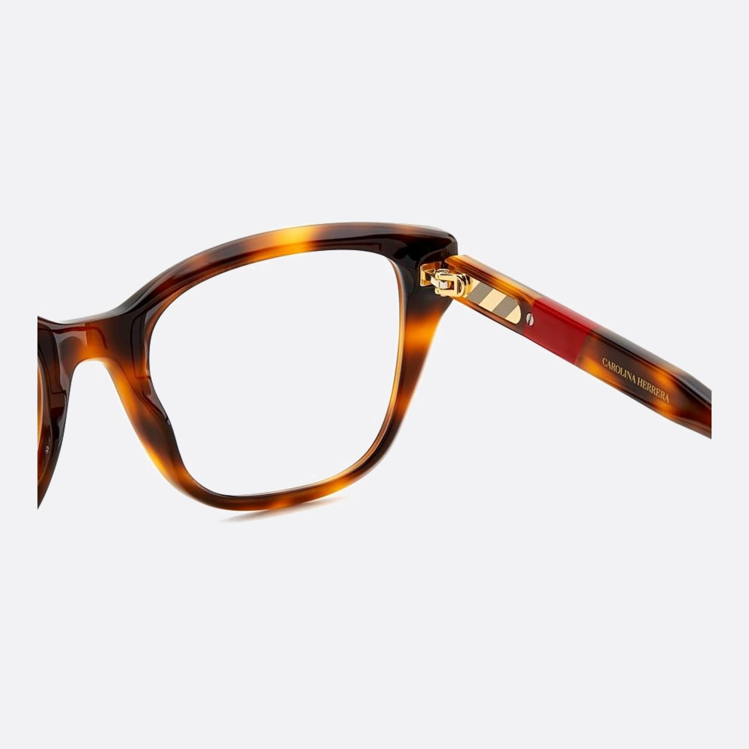 Carolina 52mm Herrera Her O63 Red Squared Women Eyeglasses - Additional Angle