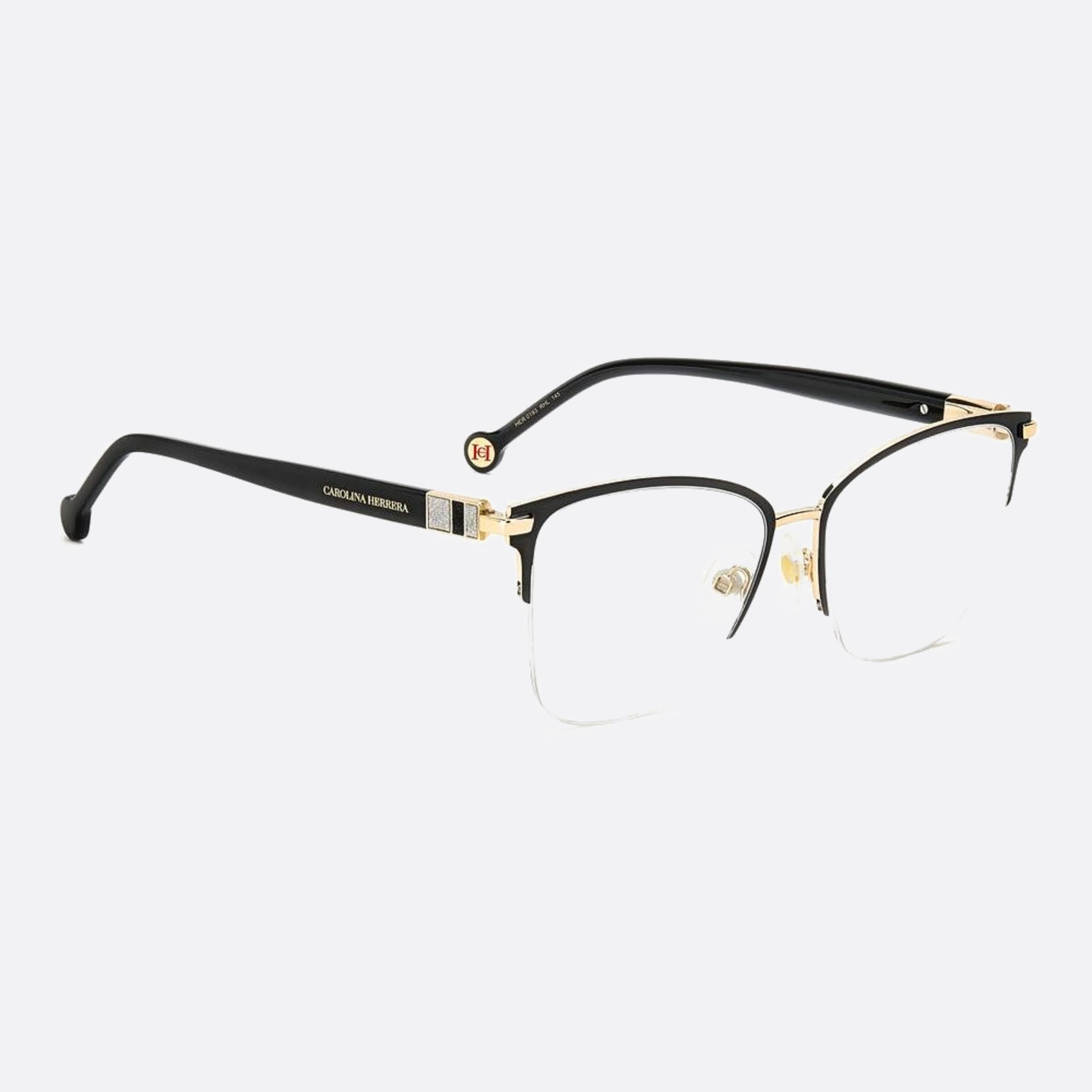 Carolina 56mm Herrera Her Rhl Gold Cat Eye Women Eyeglasses - Detail View