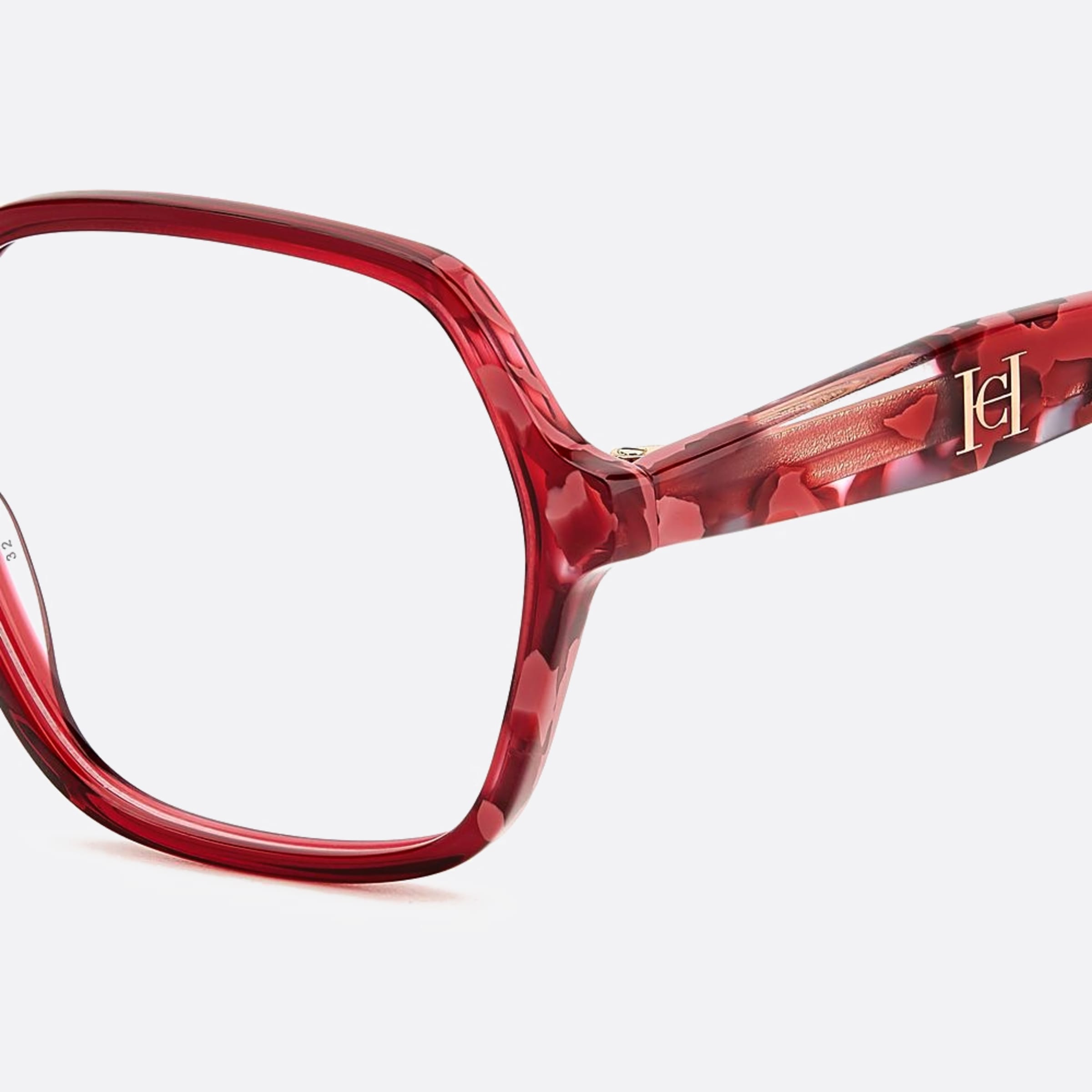 Carolina 54mm Herrera Her 82u Red Geometric Women Eyeglasses - Lifestyle Shot