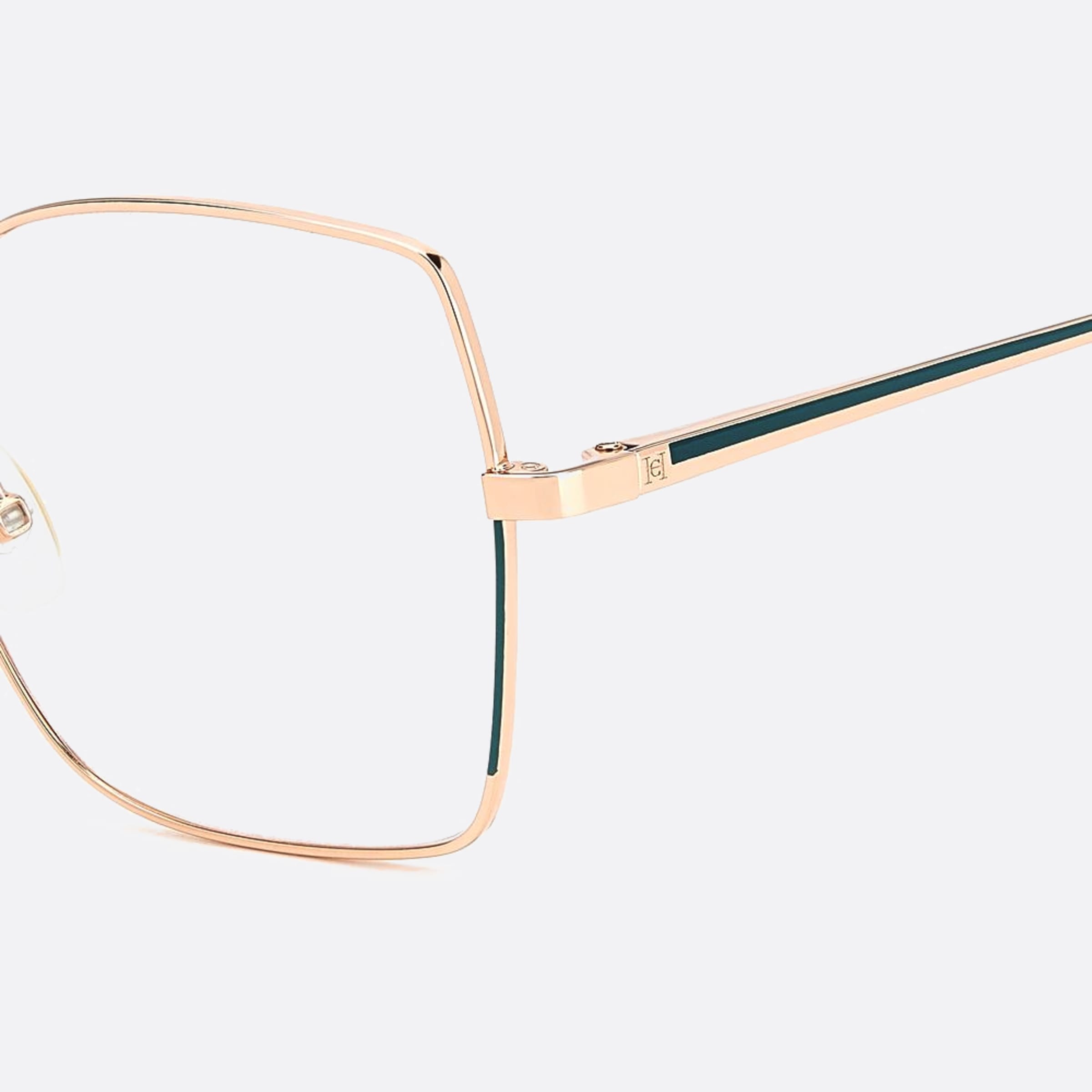 Carolina 55mm Herrera Her Pef Green Squared Women Eyeglasses - Lifestyle Shot