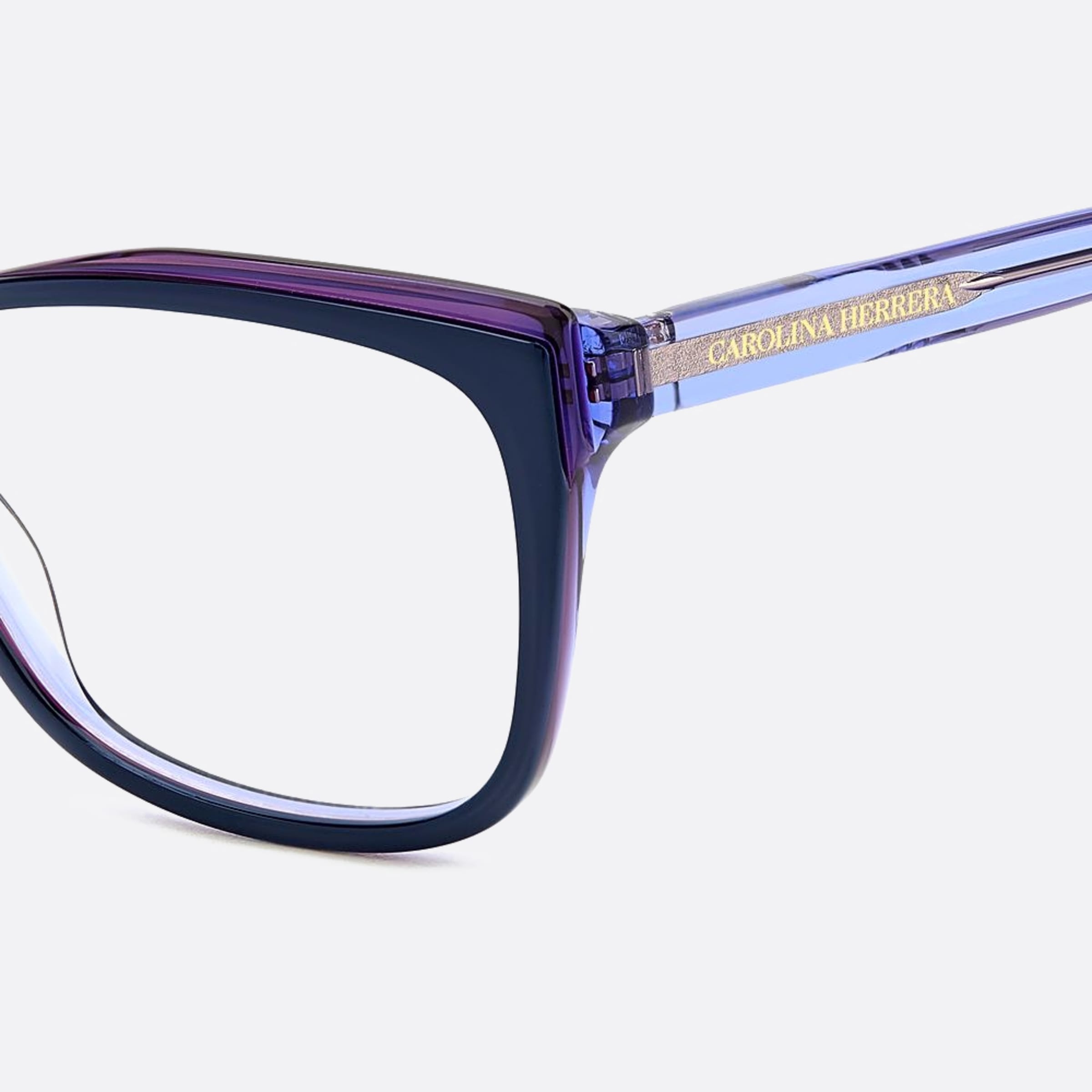 Carolina 55mm Herrera Her Woi Violet Geometric Women Eyeglasses - Lifestyle Shot