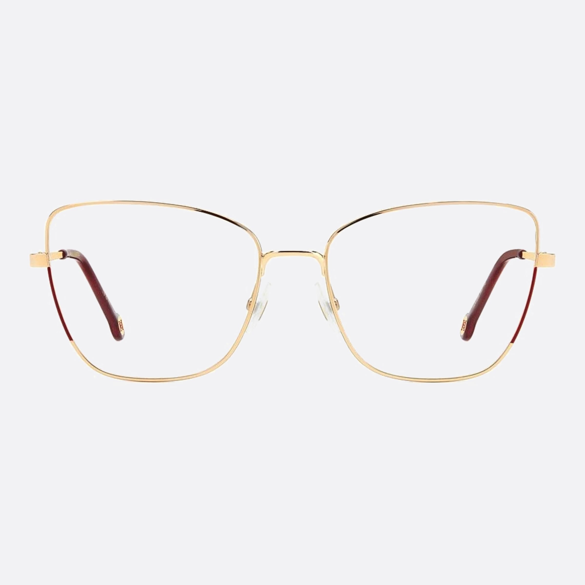 Carolina 56mm Herrera Her 6k3 Gold Geometric Women Eyeglasses - Main View