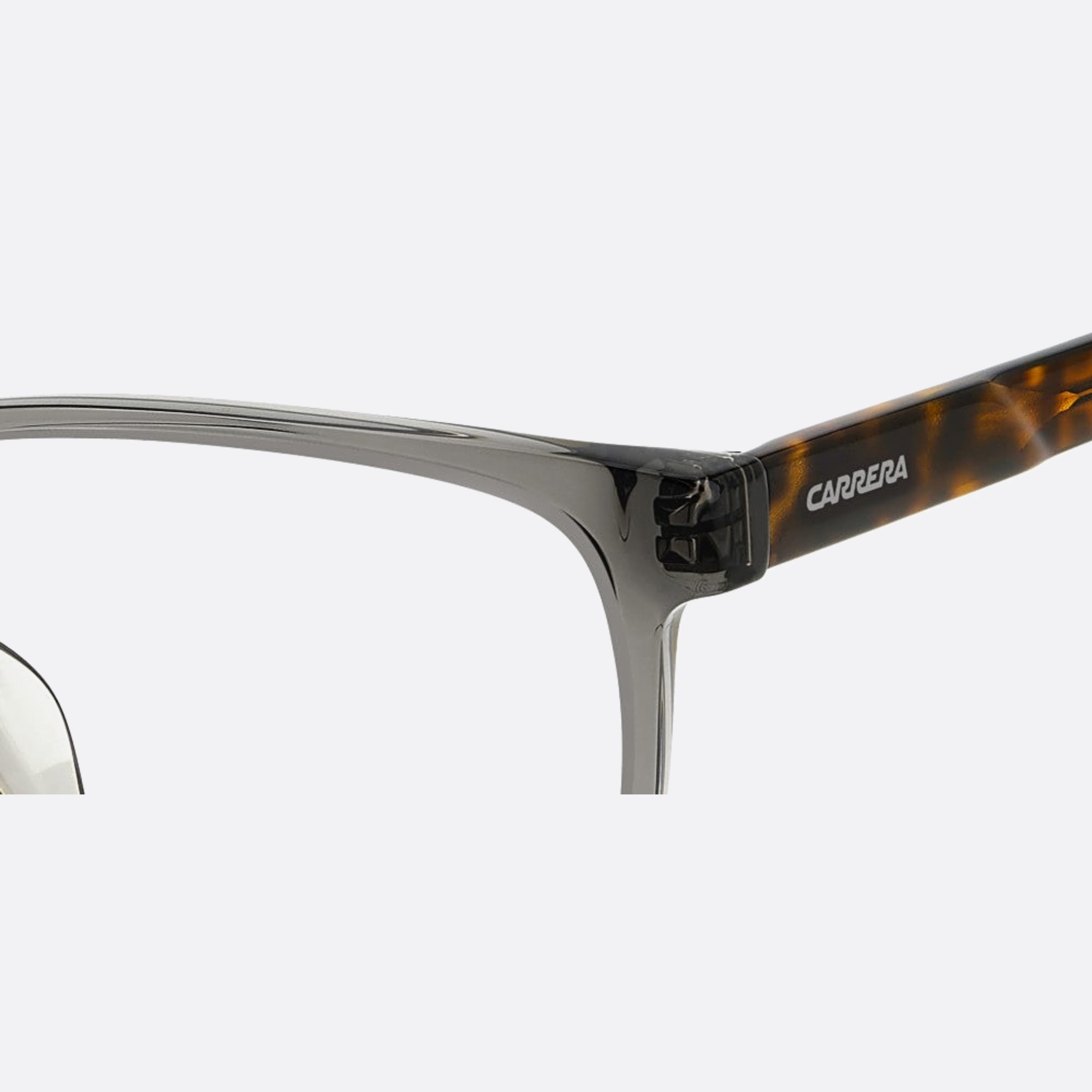 Carrera 55mm Flex Kb7 Grey Rectangle Men Eyeglasses - Detail View