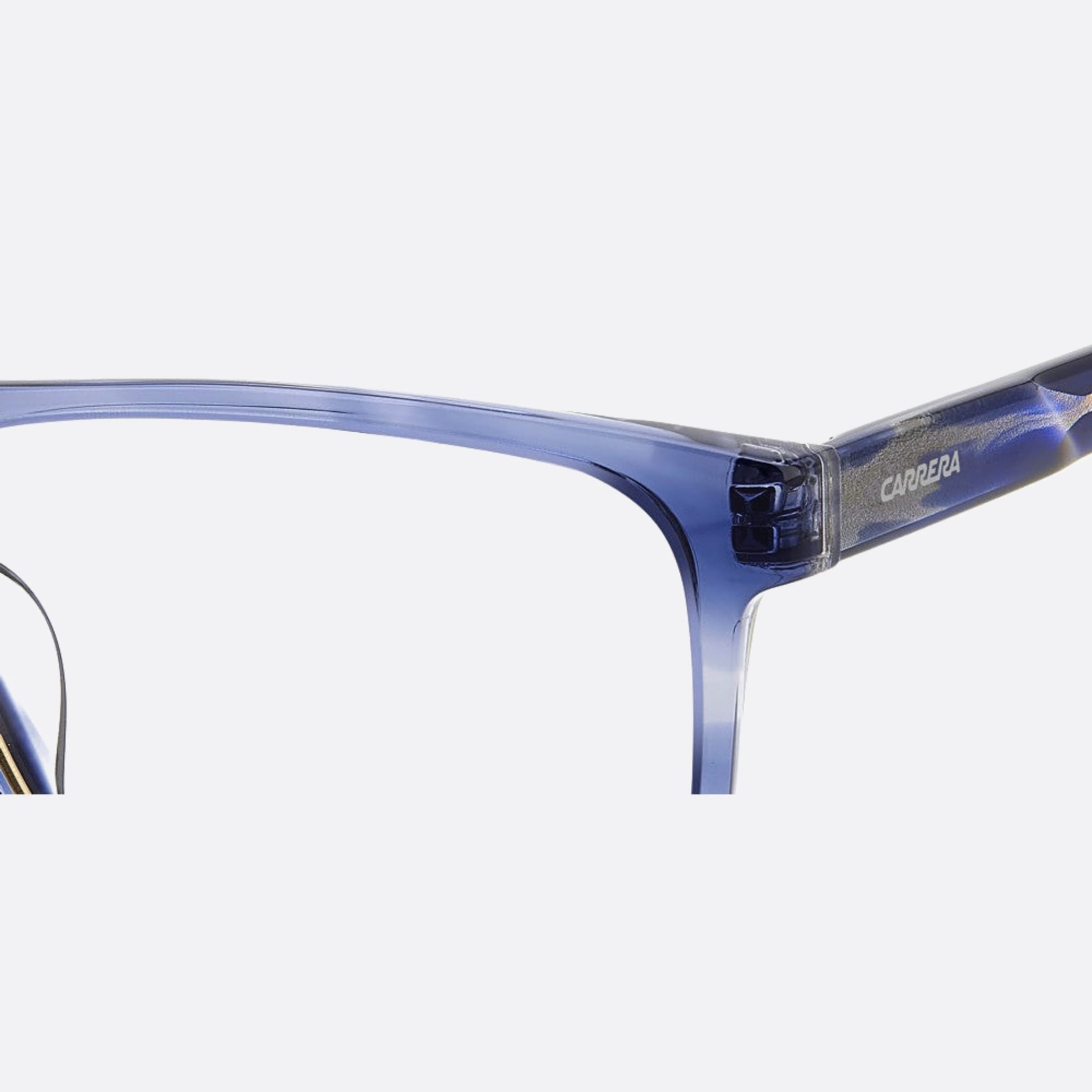 Carrera 55mm Flex 38i Blue Rectangle Men Eyeglasses - Detail View