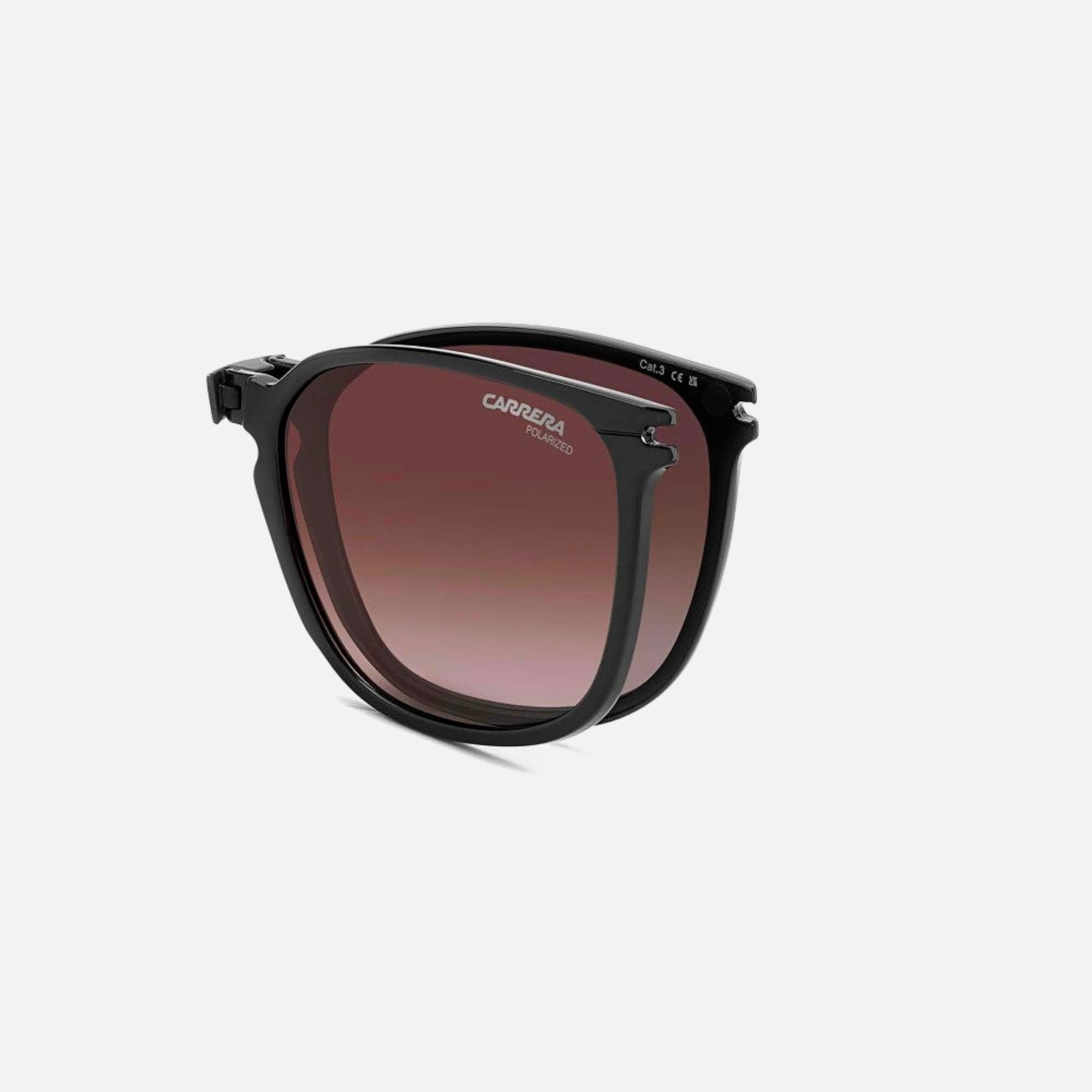 Carrera 50mm Wr7 Havana Rectangle Polarized Men Sunglasses - Additional Angle