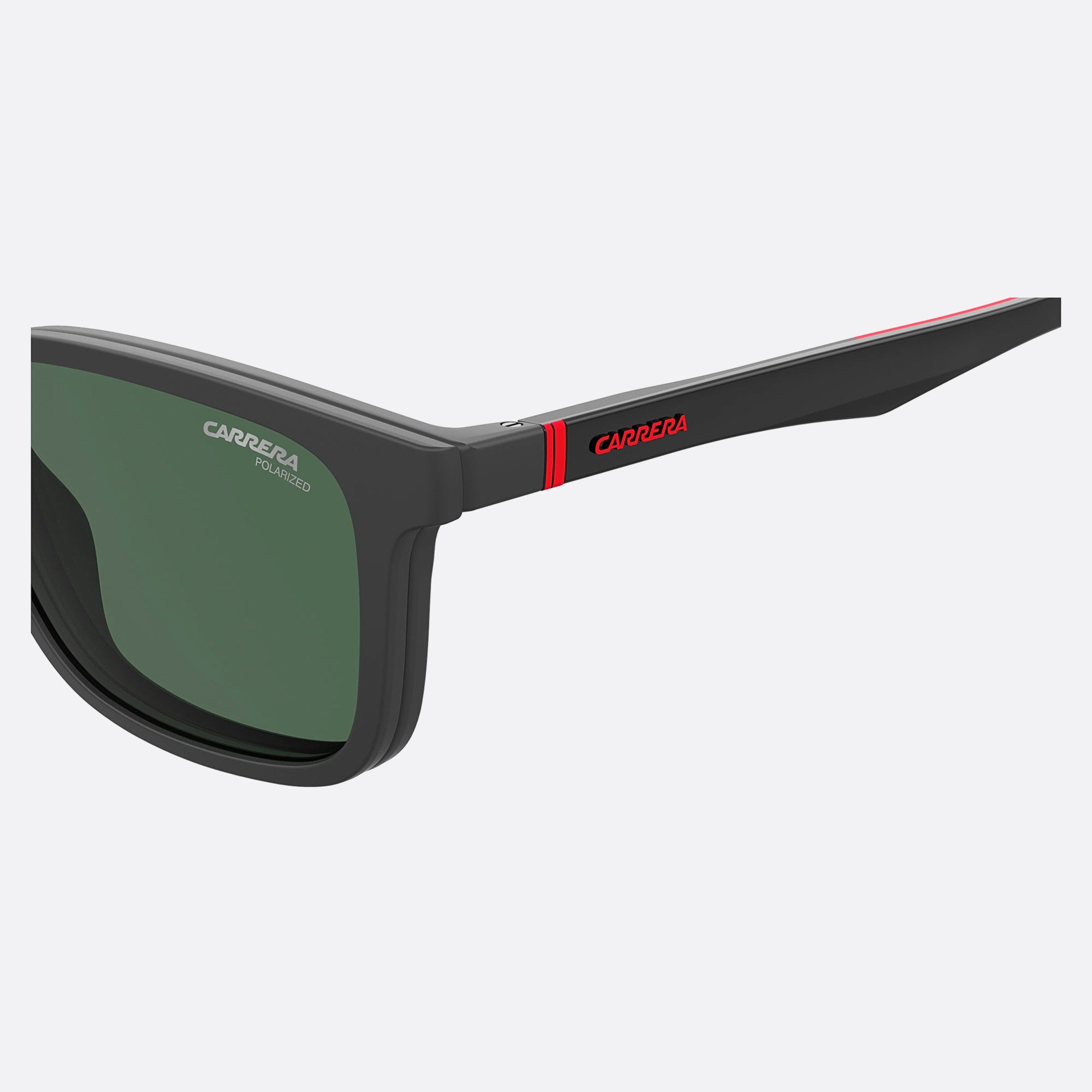 Carrera 53mm Black Squared Polarized Men Sunglasses - Additional Angle