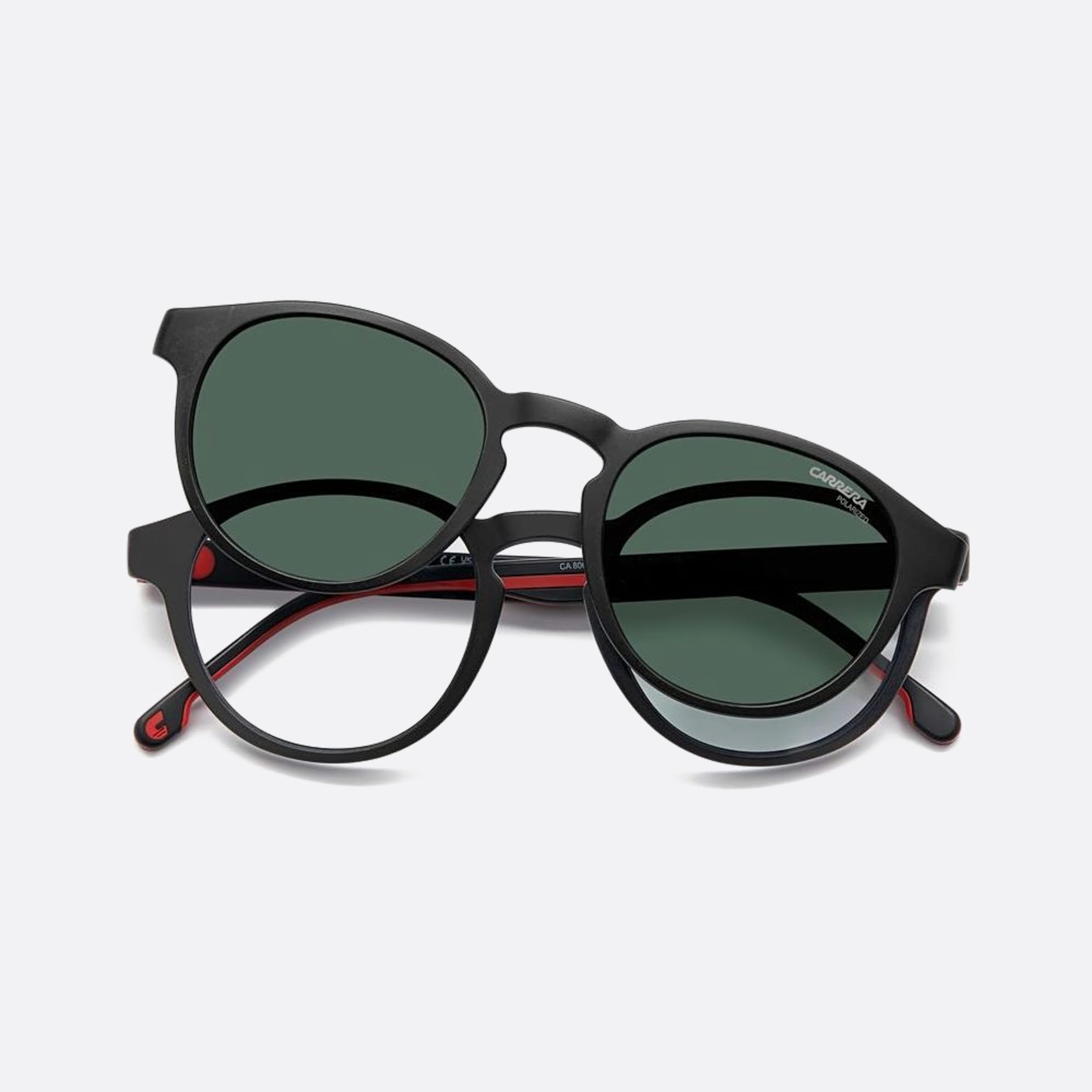 Carrera 50mm Oit Black Squared Men Sunglasses - Additional Angle