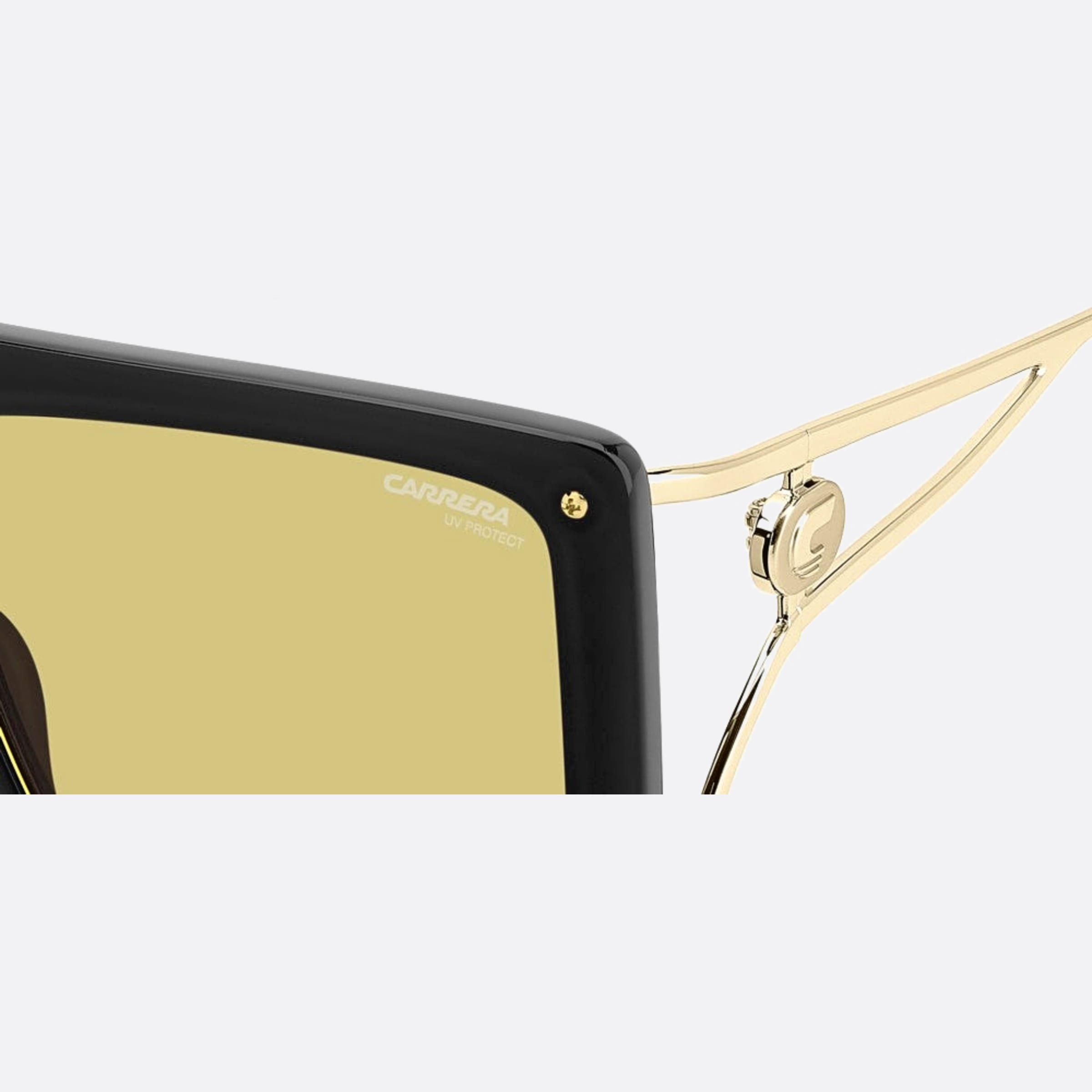 Carrera 60mm Unica 71c Black Squared Women Sunglasses - Lifestyle Shot