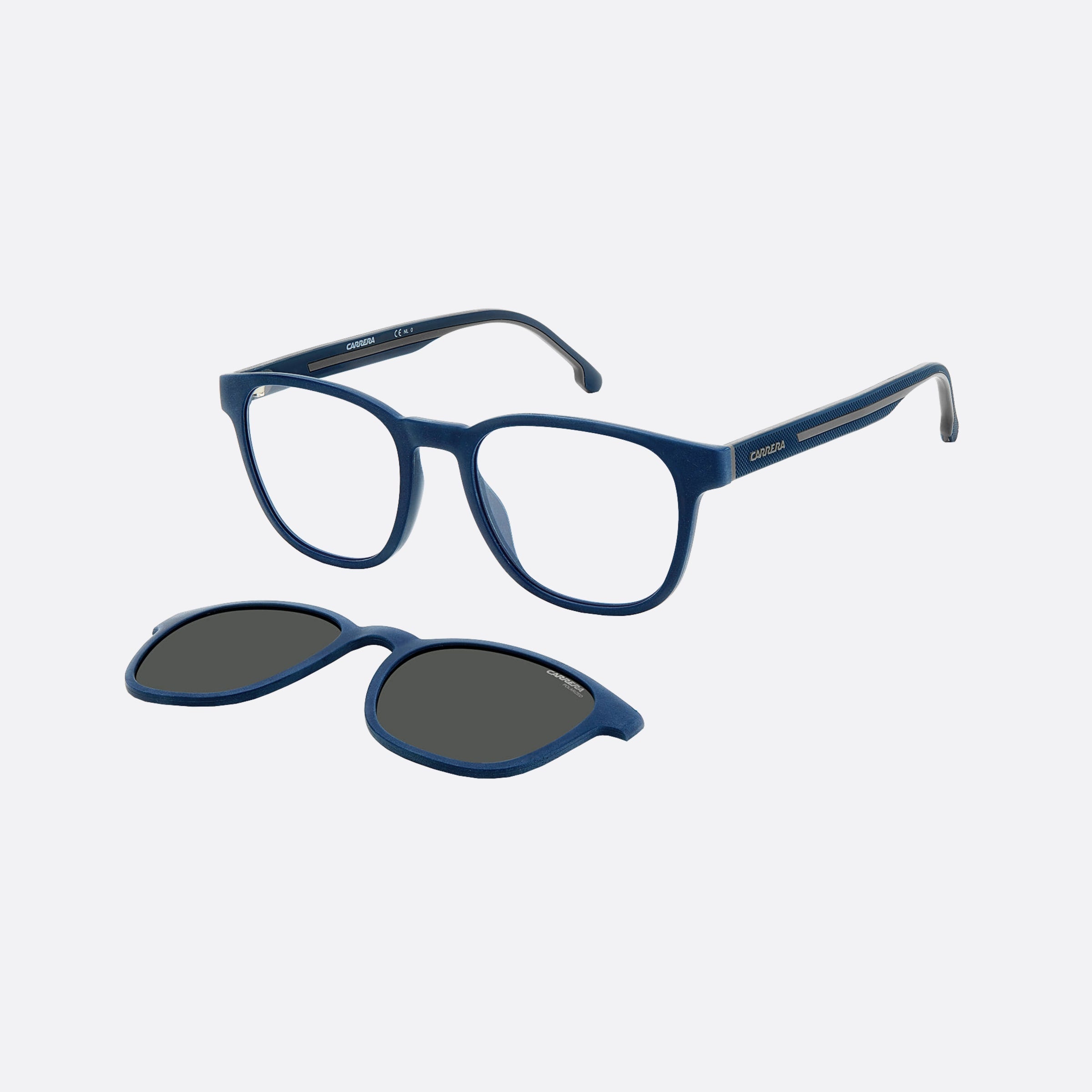 Carrera 51mm Ca8062 4nz Blue Squared Polarized Men Sunglasses - Detail View