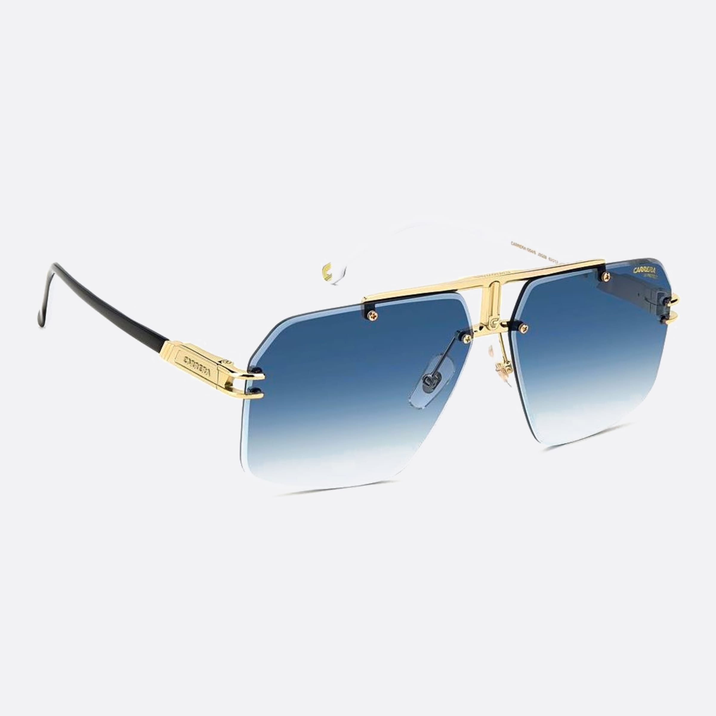 Carrera 63mm Carrera J5g Gold Squared Men Sunglasses - Detail View