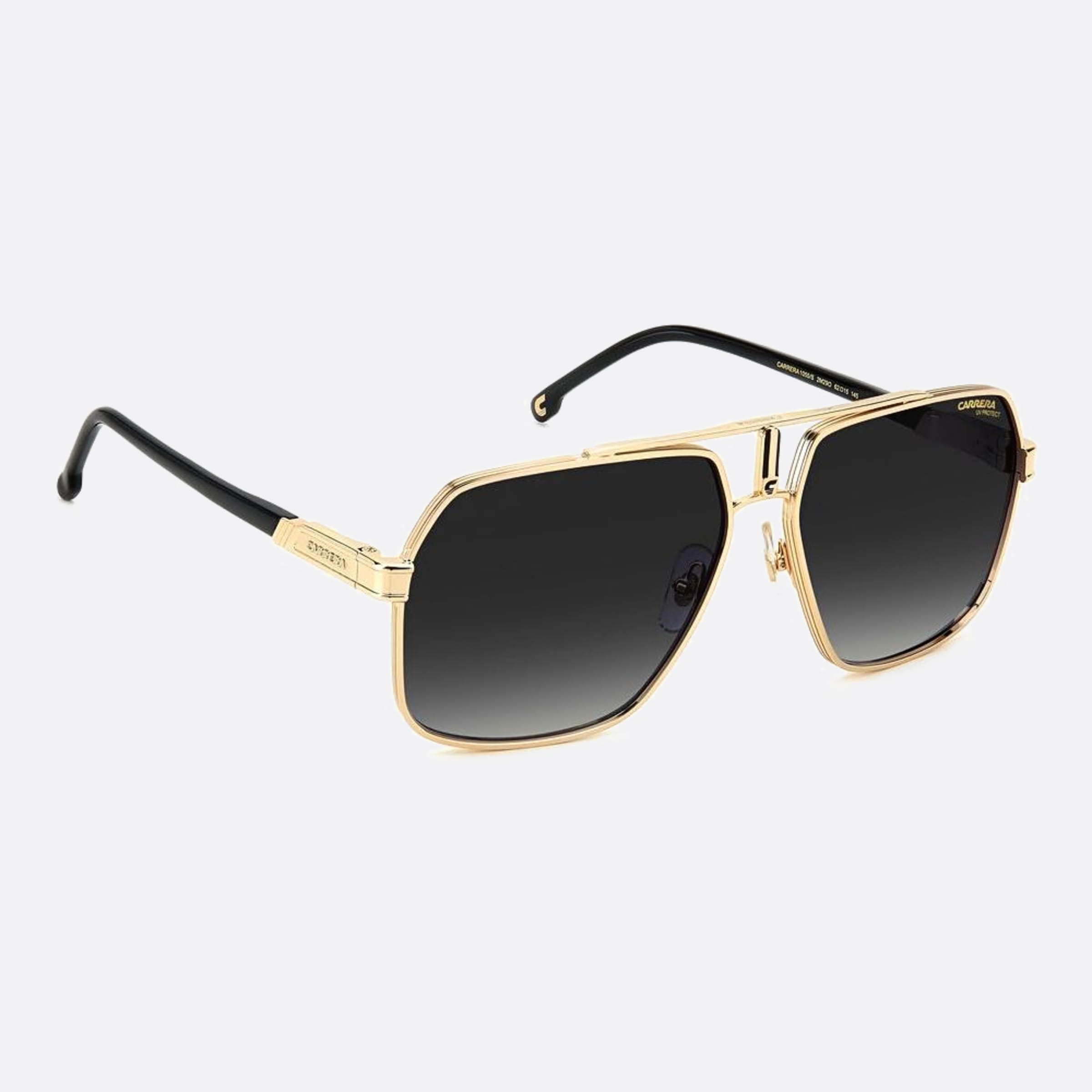 Carrera 62mm Carrera 2m2 Black Squared Men Sunglasses - Detail View