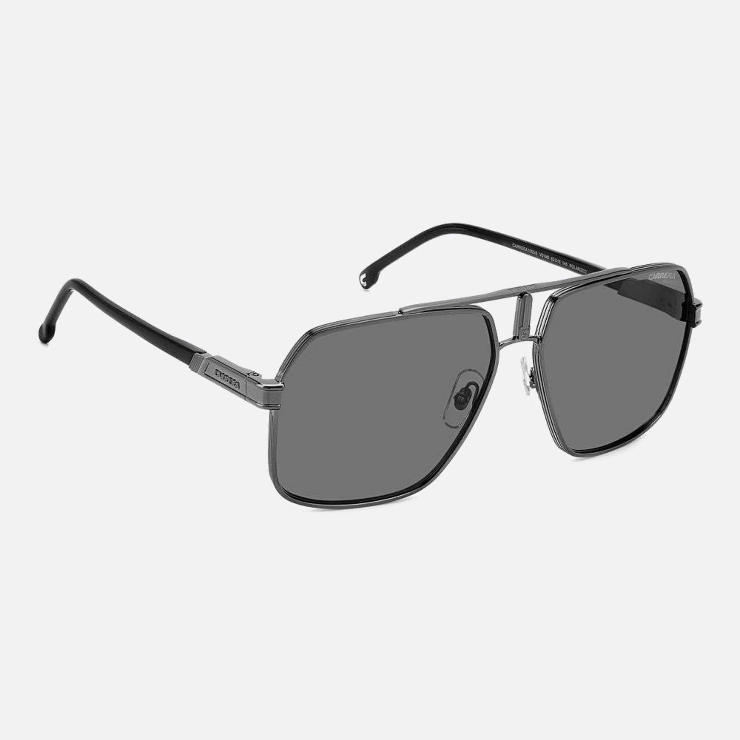Carrera 62mm Carrera V81 Ruthenium Squared Men Sunglasses - Detail View