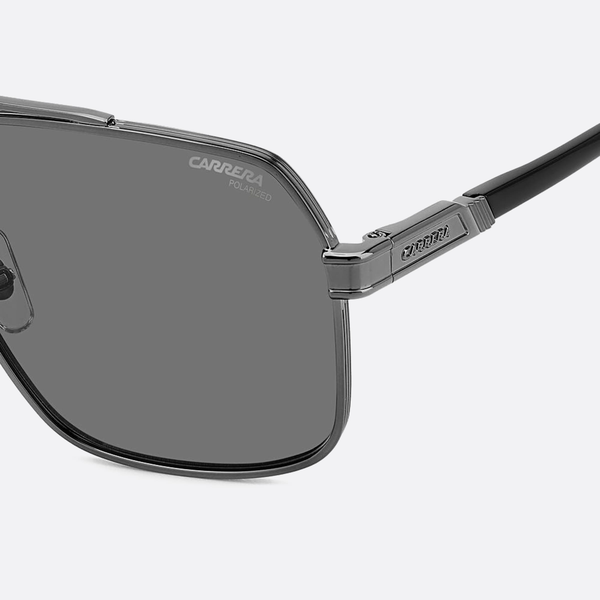 Carrera 62mm Carrera V81 Ruthenium Squared Men Sunglasses - Additional Angle