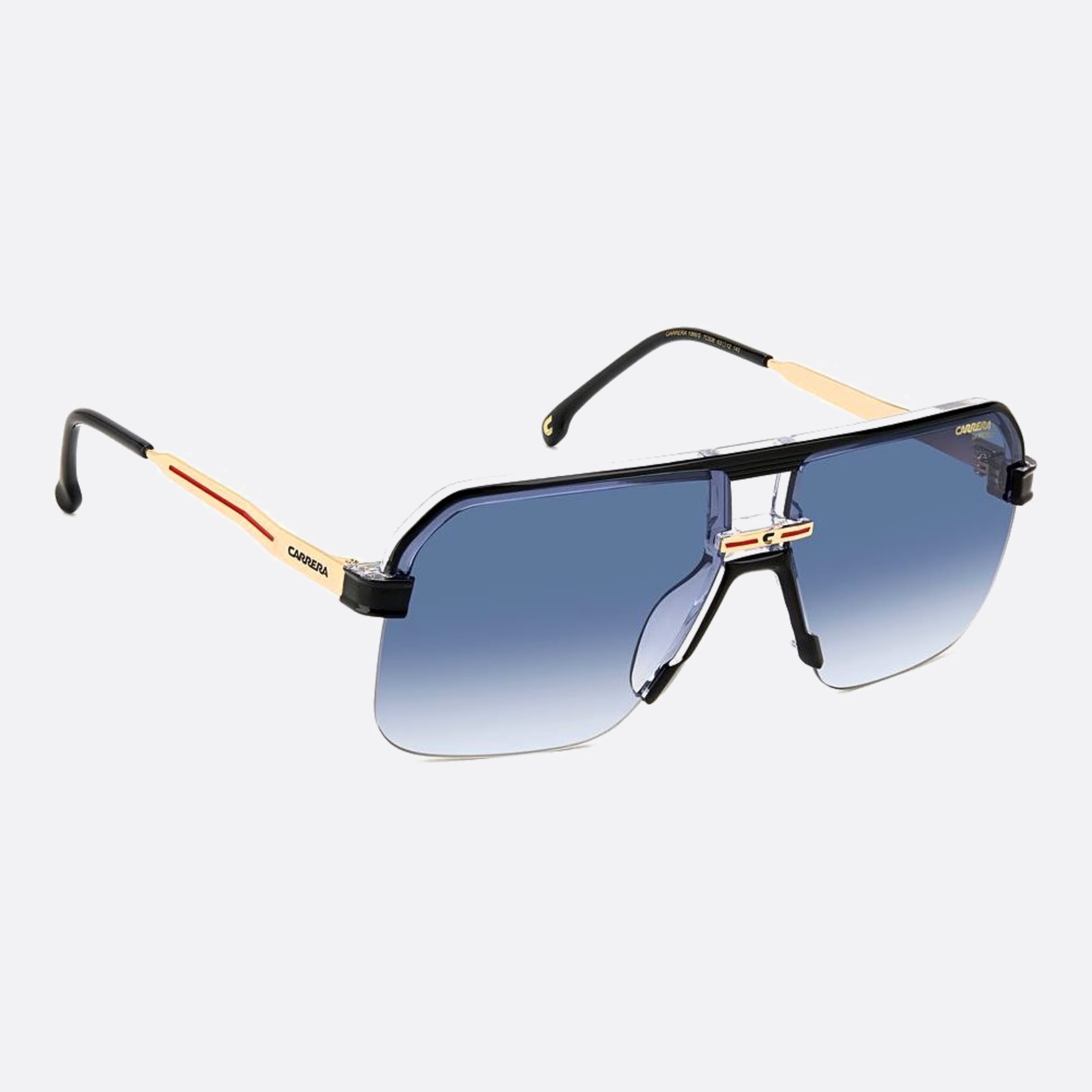 Carrera 63mm Carrera 7c5 Black Squared Men Sunglasses - Lifestyle Shot