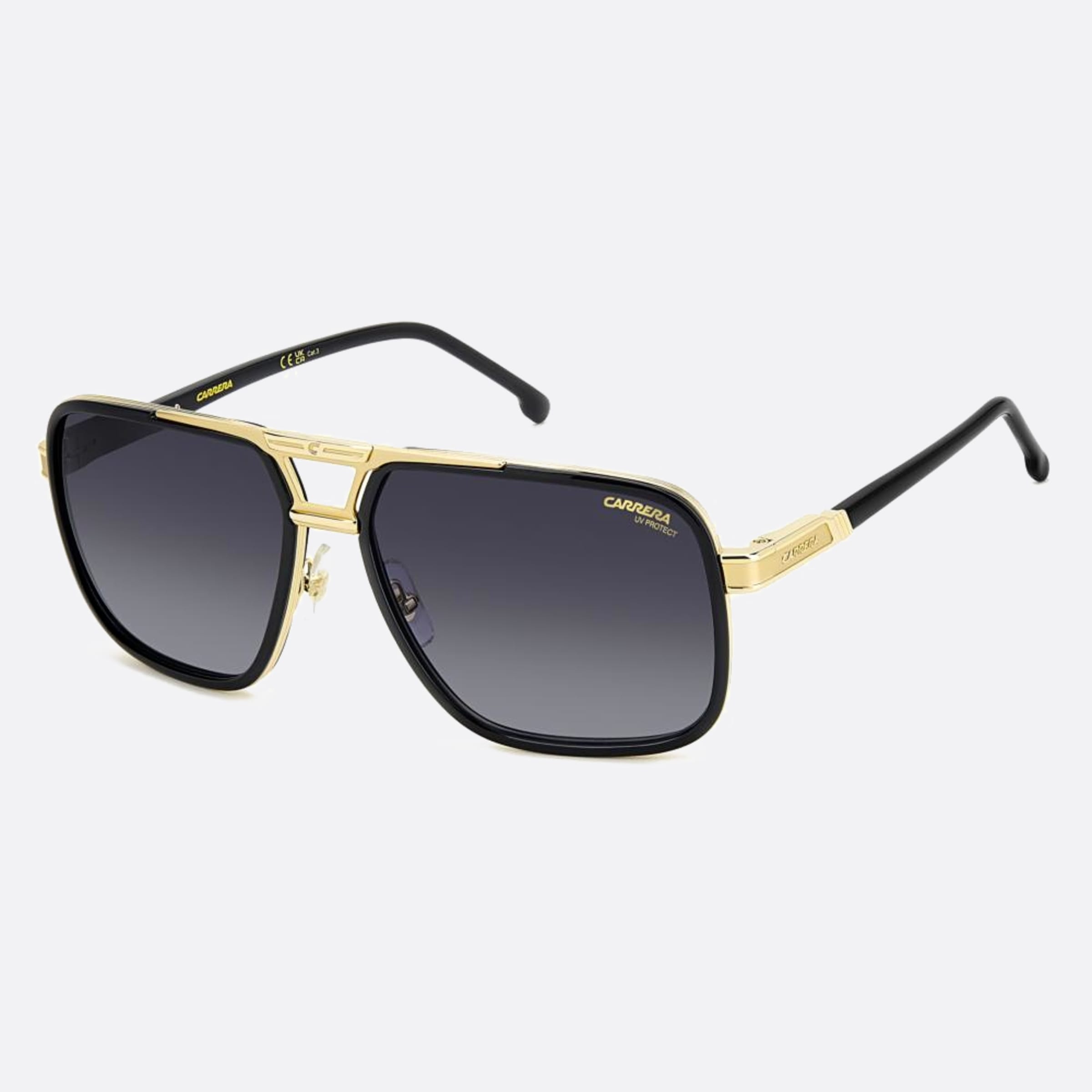 Carrera 61mm Carrera 2m2 Black Pilot Men Sunglasses - Side View