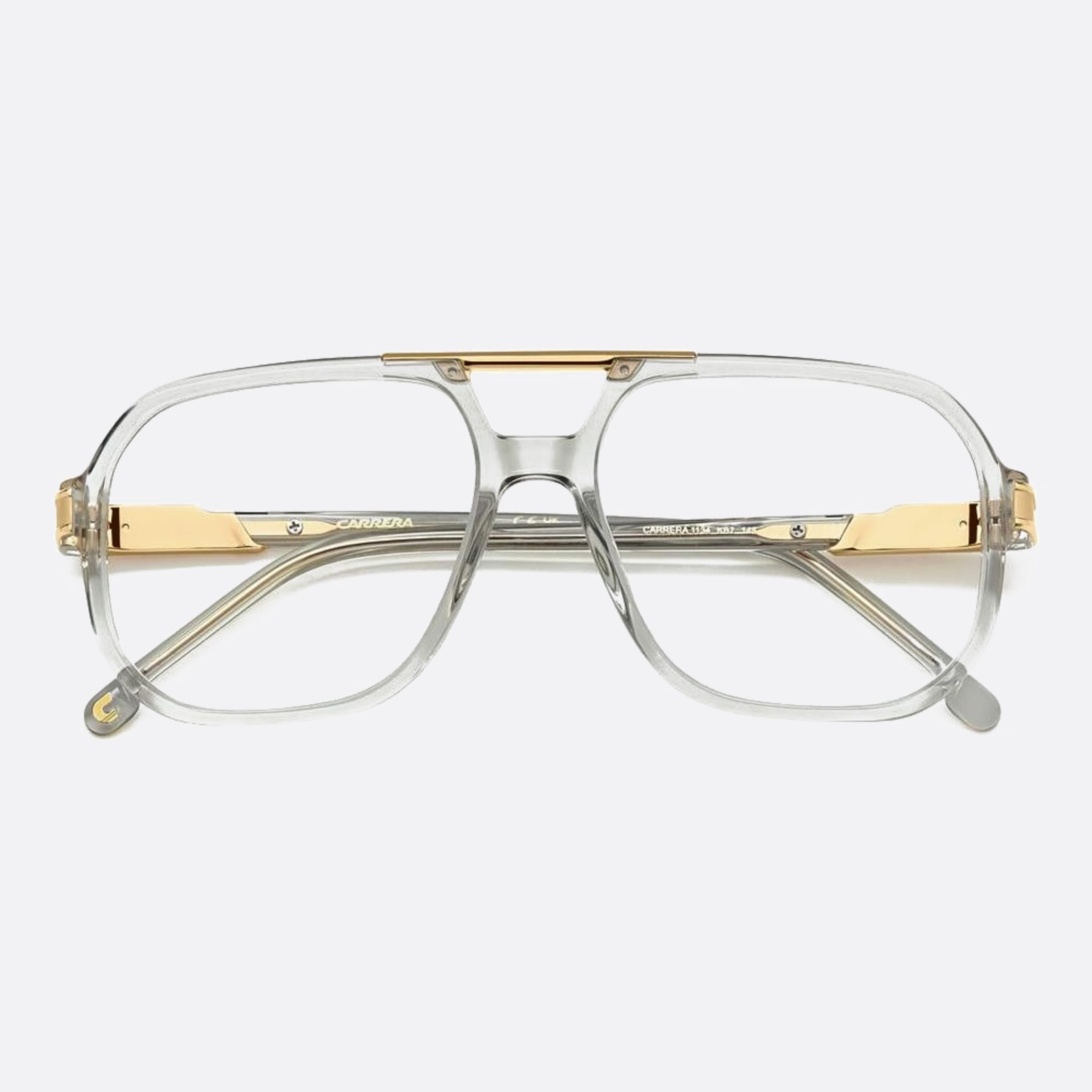 Carrera 57mm Carrera Kb7 Grey Squared Men Eyeglasses - Detail View