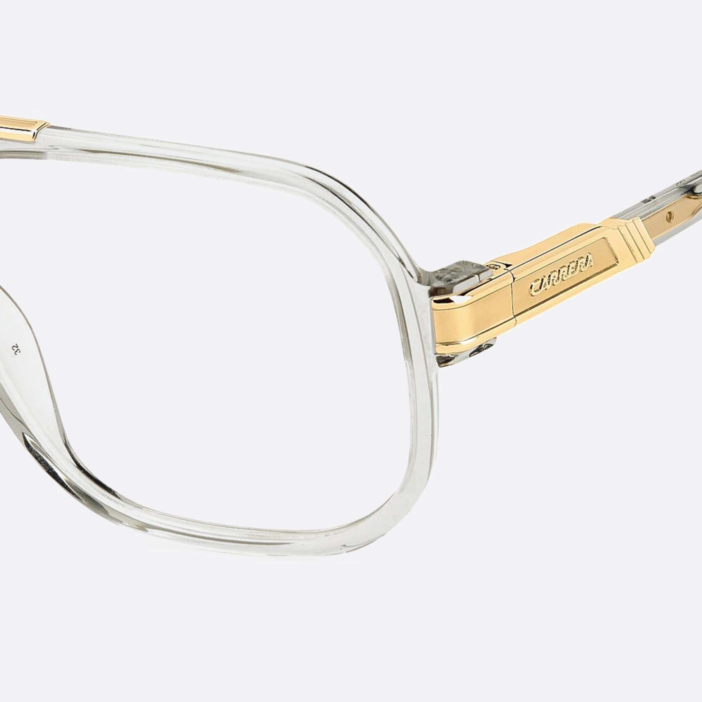 Carrera 57mm Carrera Kb7 Grey Squared Men Eyeglasses - Additional Angle