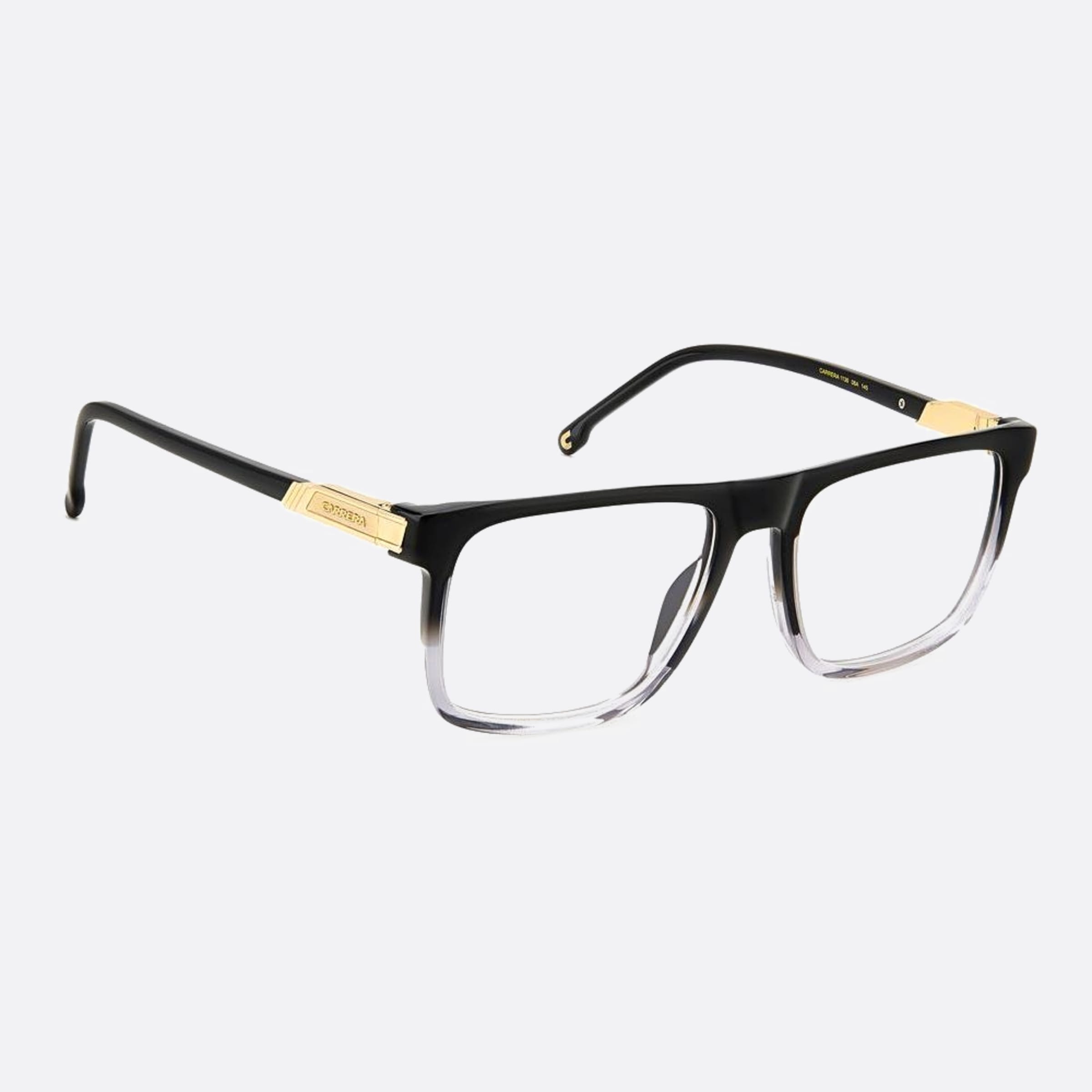 Carrera 56mm Carrera 08a Grey Geometric Men Eyeglasses - Lifestyle Shot