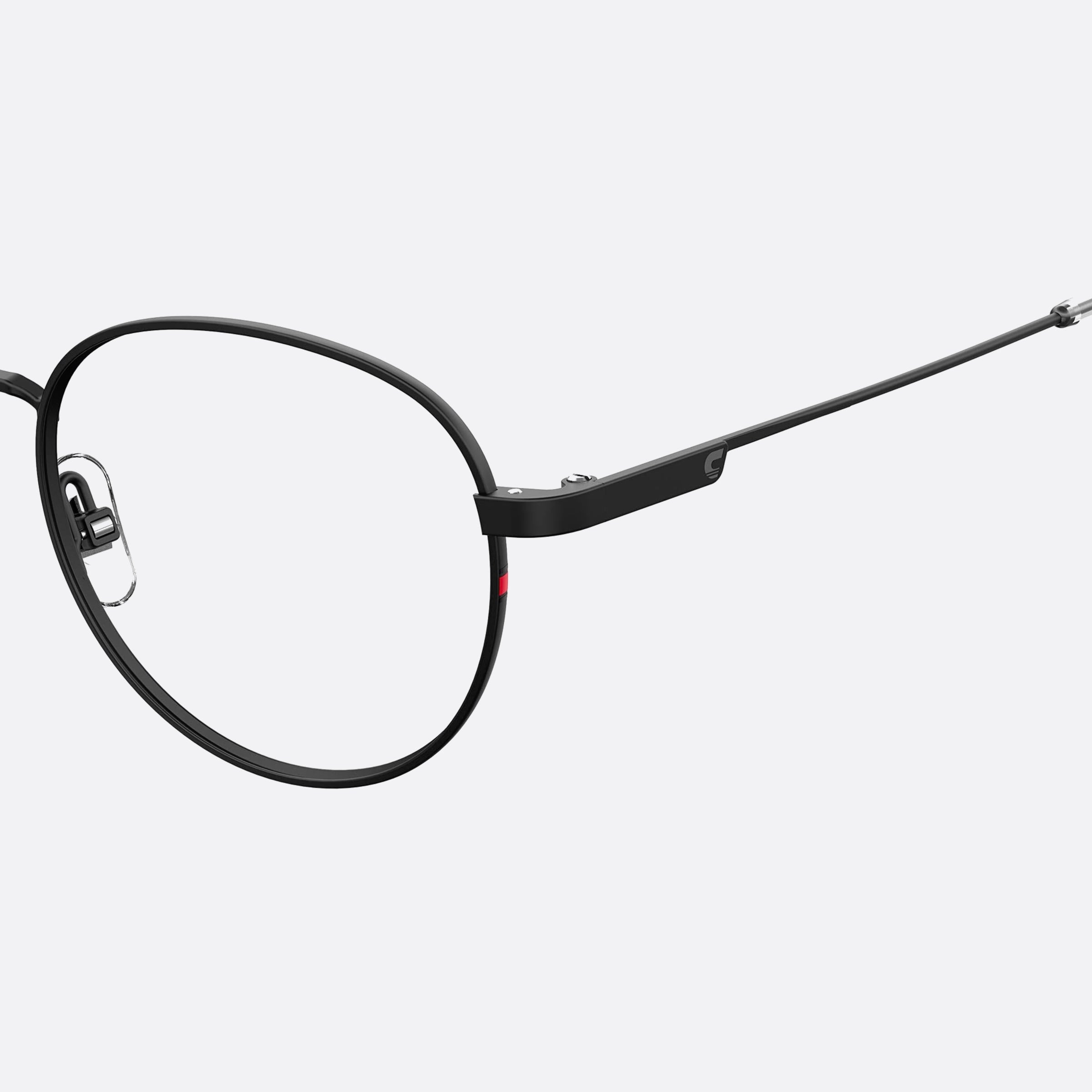 Carrera 49mm Carrera 2009t Teen Black Round Unisex Eyeglasses - Lifestyle Shot