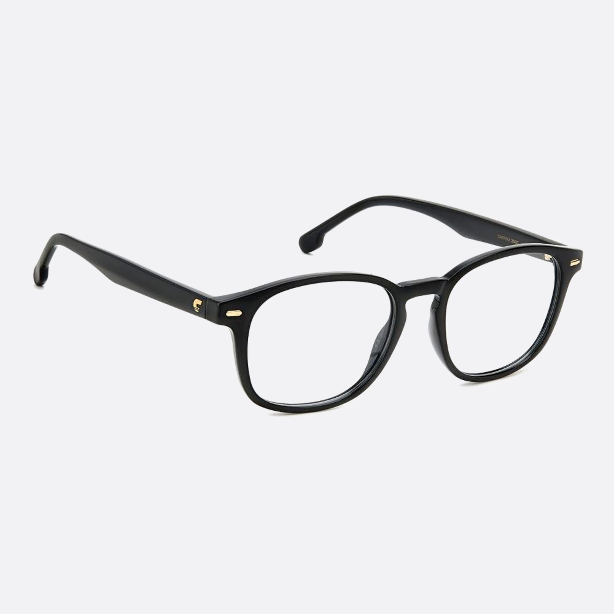 Carrera 49mm Carrera 2043t Black Geometric Unisex Eyeglasses - Additional Angle
