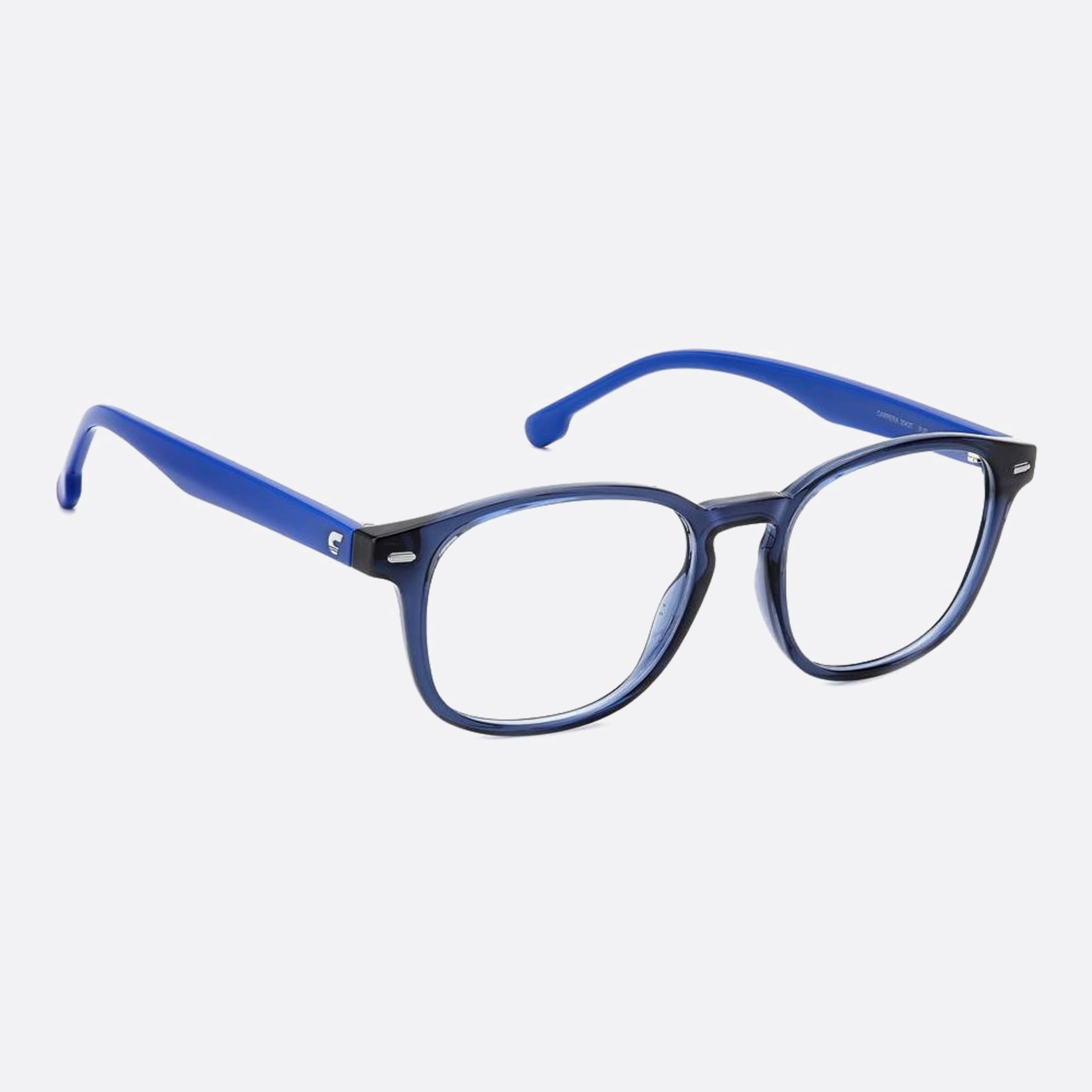 Carrera 49mm Carrera 2043t Pjp Blue Geometric Unisex Eyeglasses - Detail View