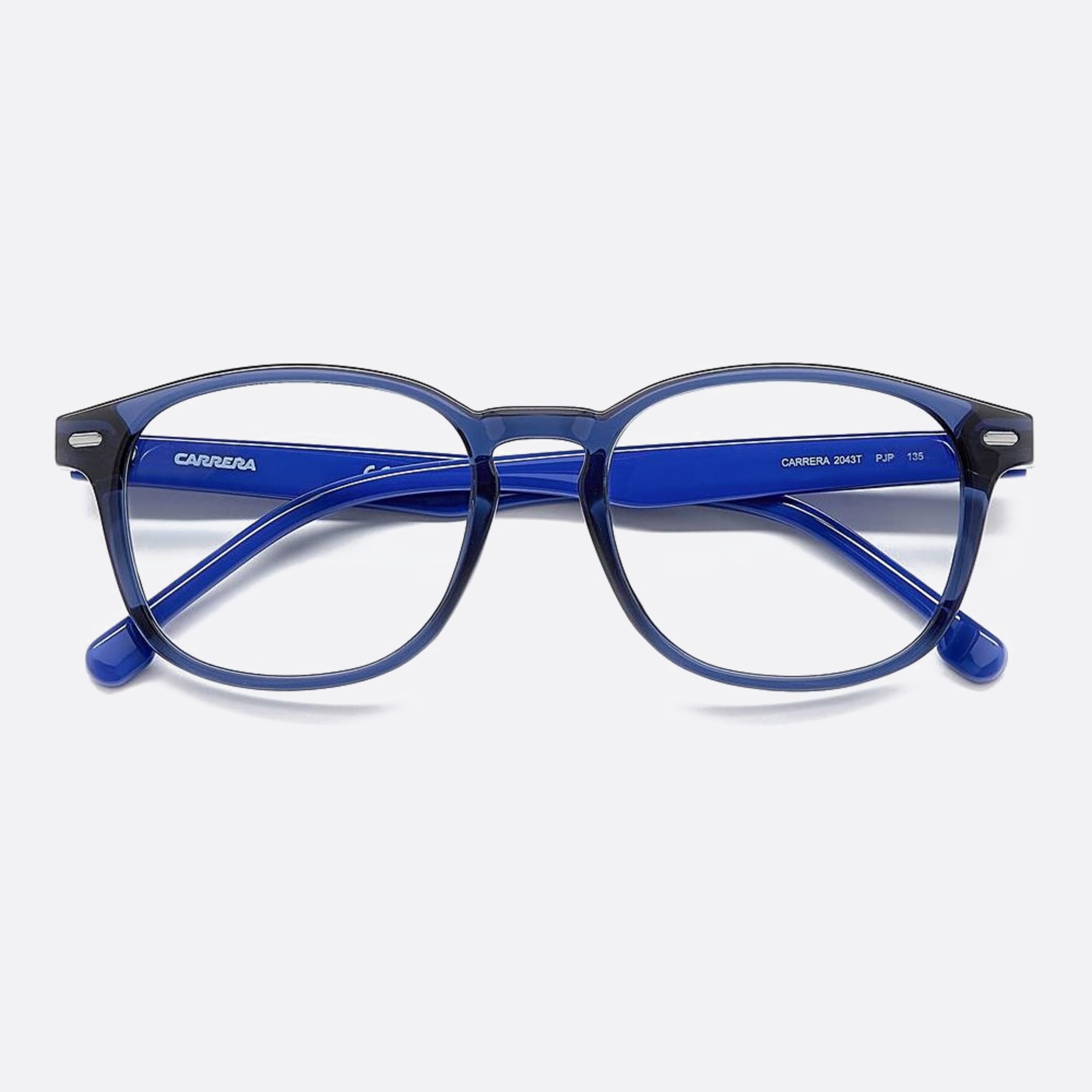 Carrera 49mm Carrera 2043t Pjp Blue Geometric Unisex Eyeglasses - Additional Angle