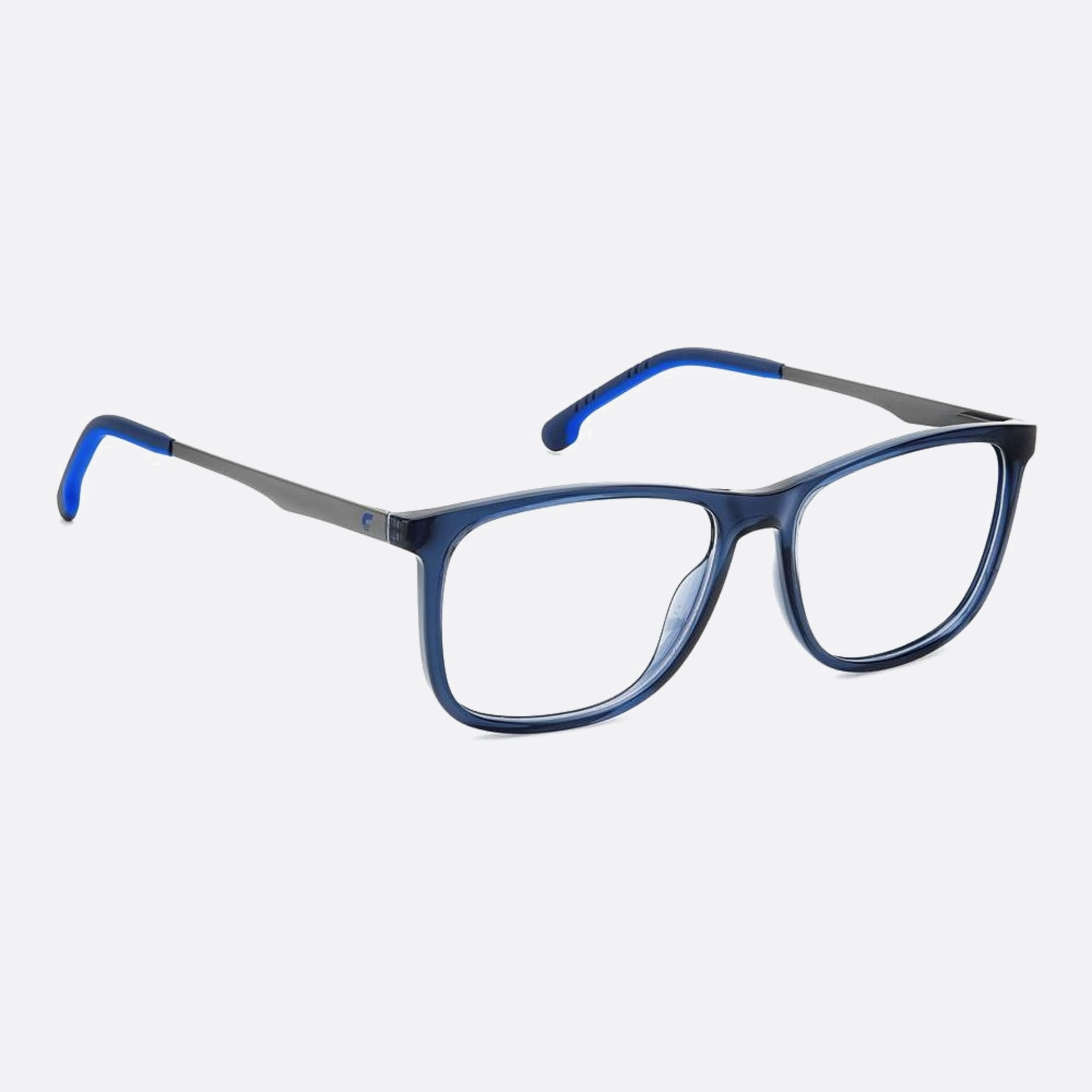 Carrera 52mm Carrera 2045t Pjp Blue Geometric Unisex Eyeglasses - Detail View