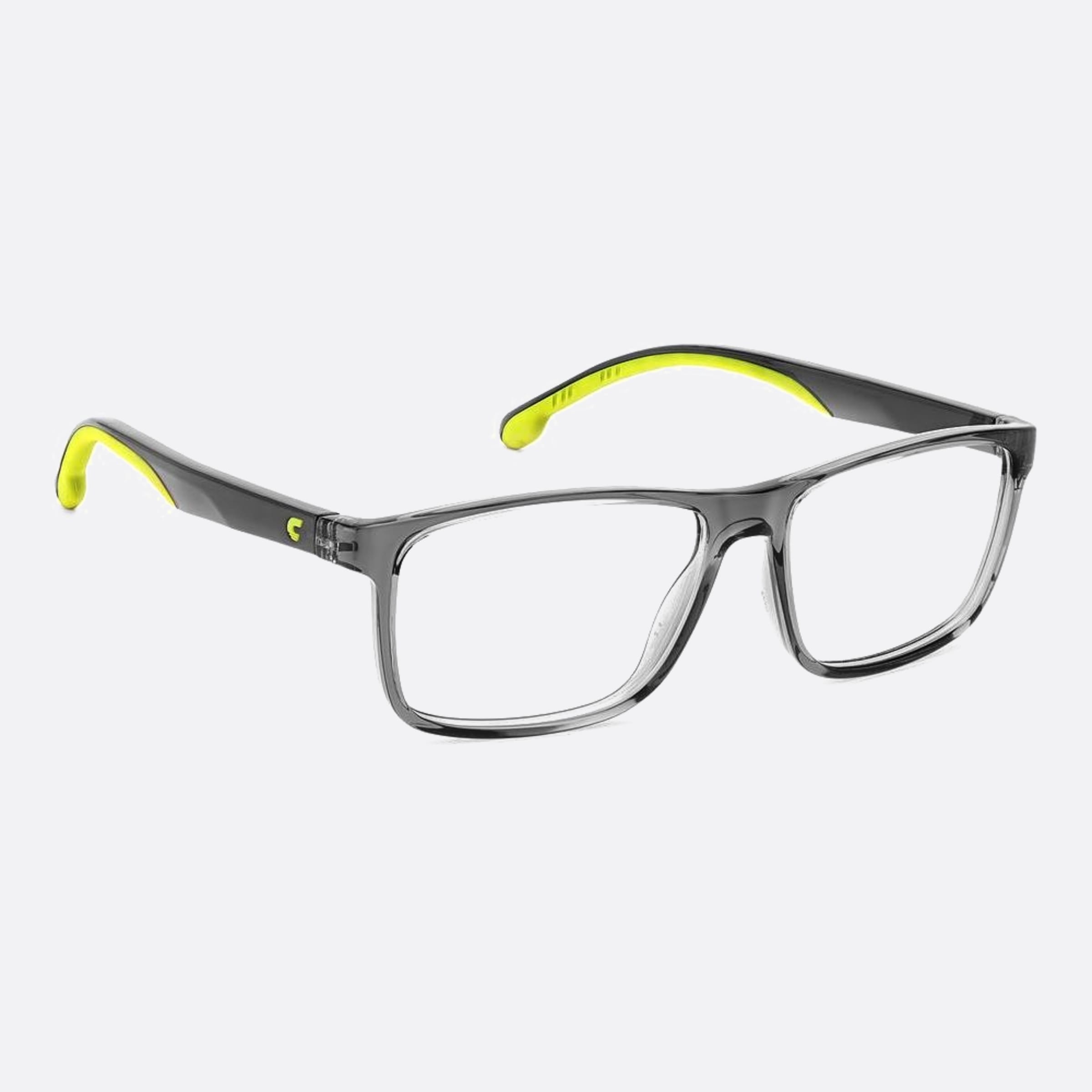 Carrera 52mm Carrera 2046t 3u5 Grey Squared Unisex Eyeglasses - Detail View