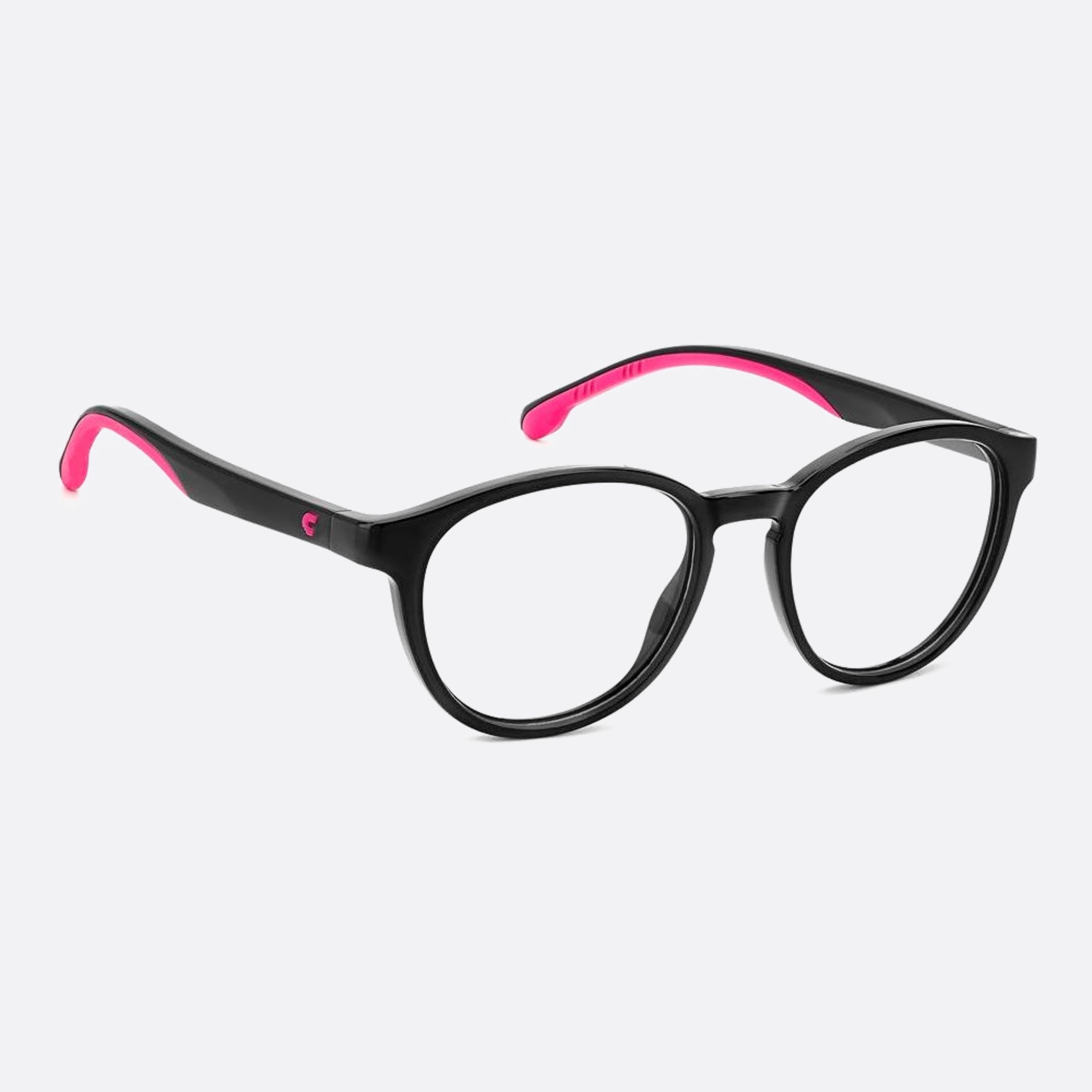 Carrera 48mm Carrera 2052t 3mr Black Round Unisex Eyeglasses - Detail View