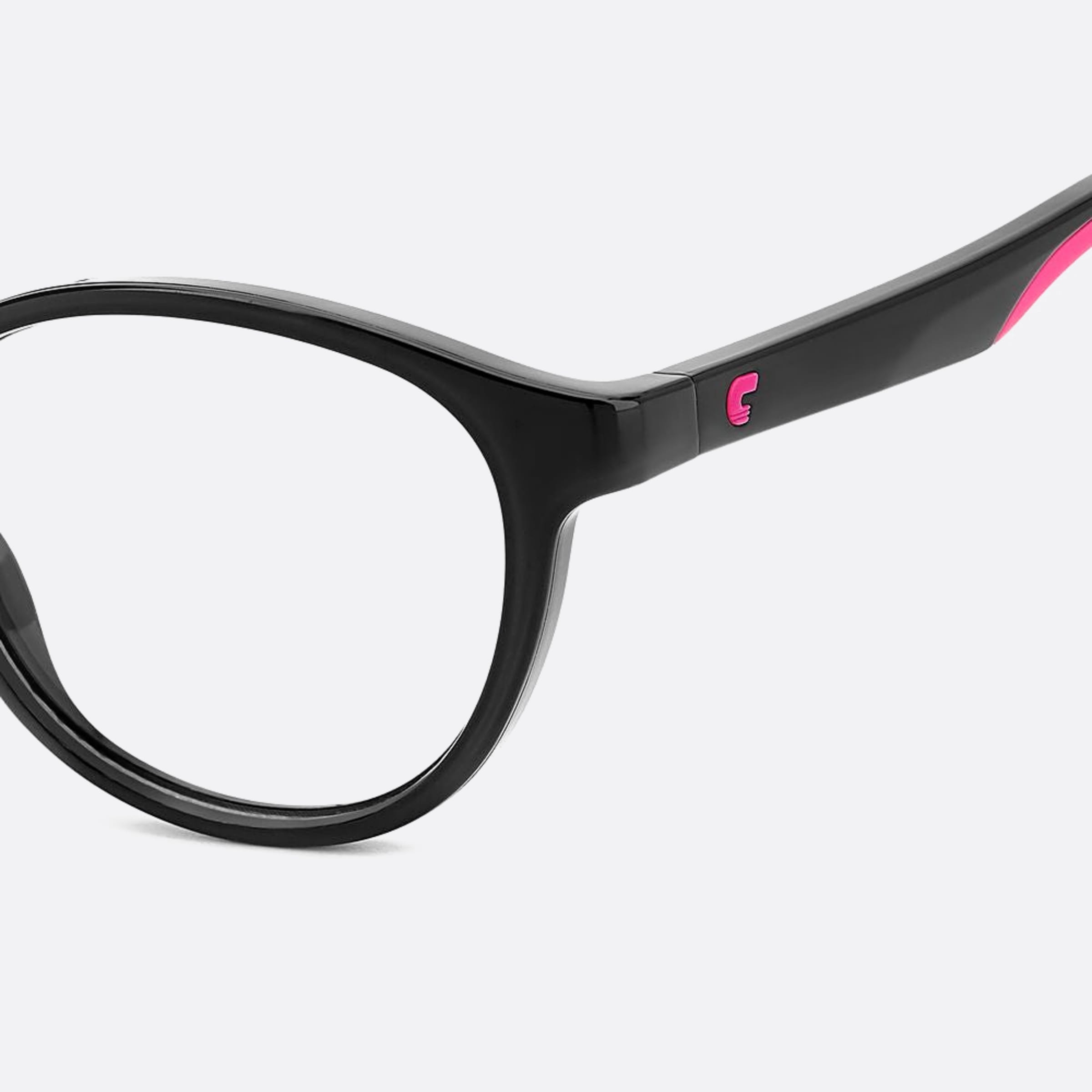 Carrera 48mm Carrera 2052t 3mr Black Round Unisex Eyeglasses - Additional Angle