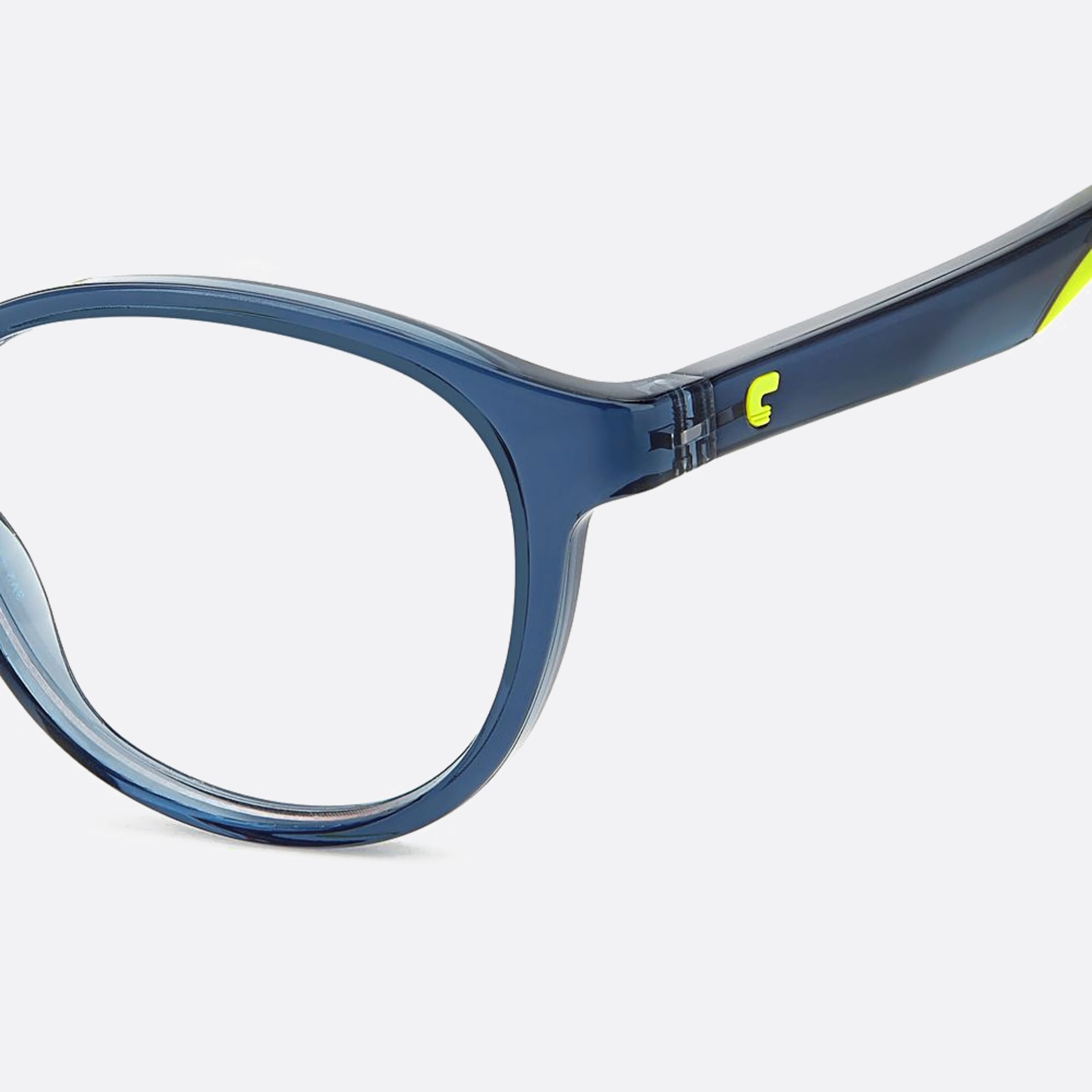 Carrera 48mm Carrera 2052t Rnb Blue Round Unisex Eyeglasses - Lifestyle Shot