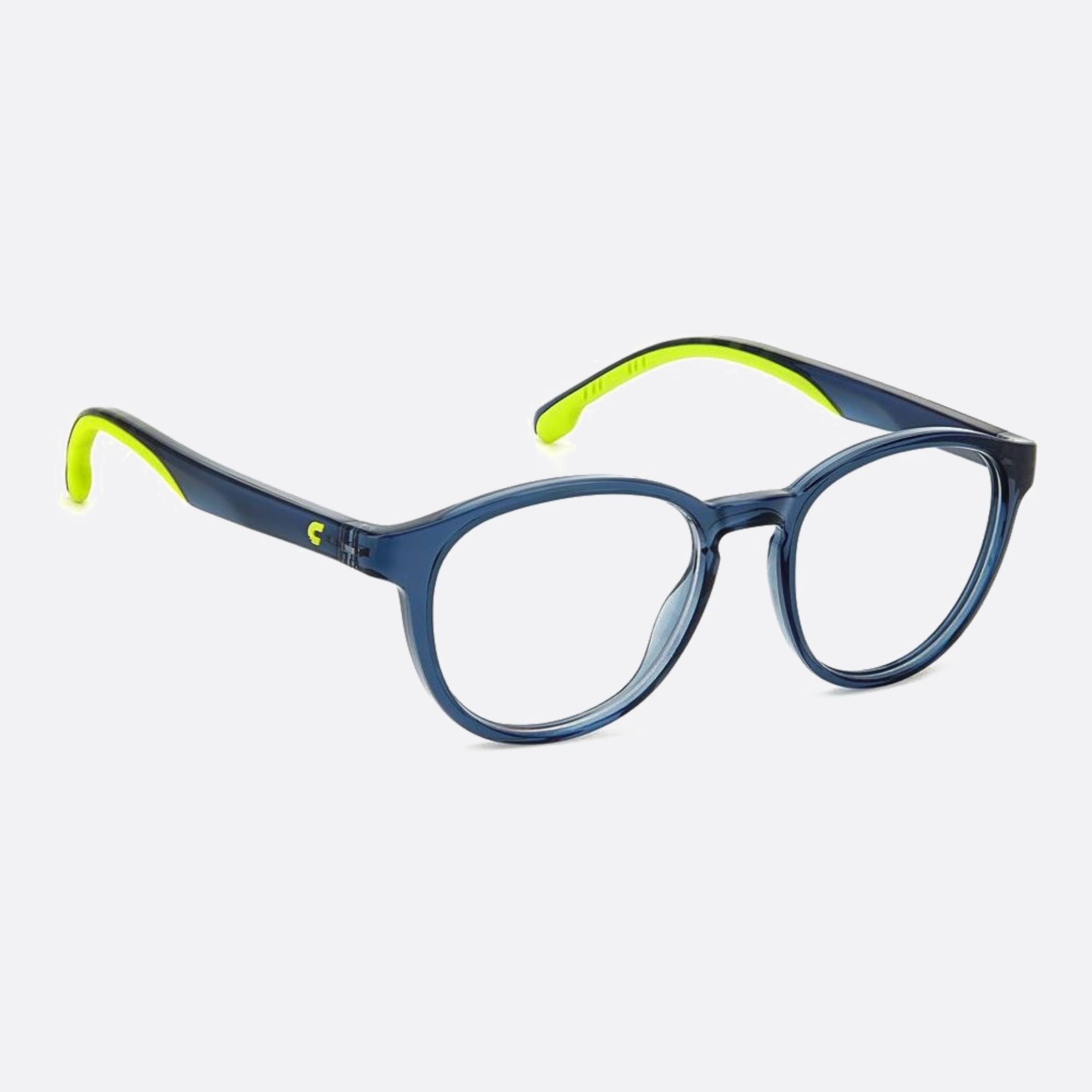 Carrera 48mm Carrera 2052t Rnb Blue Round Unisex Eyeglasses - Additional Angle