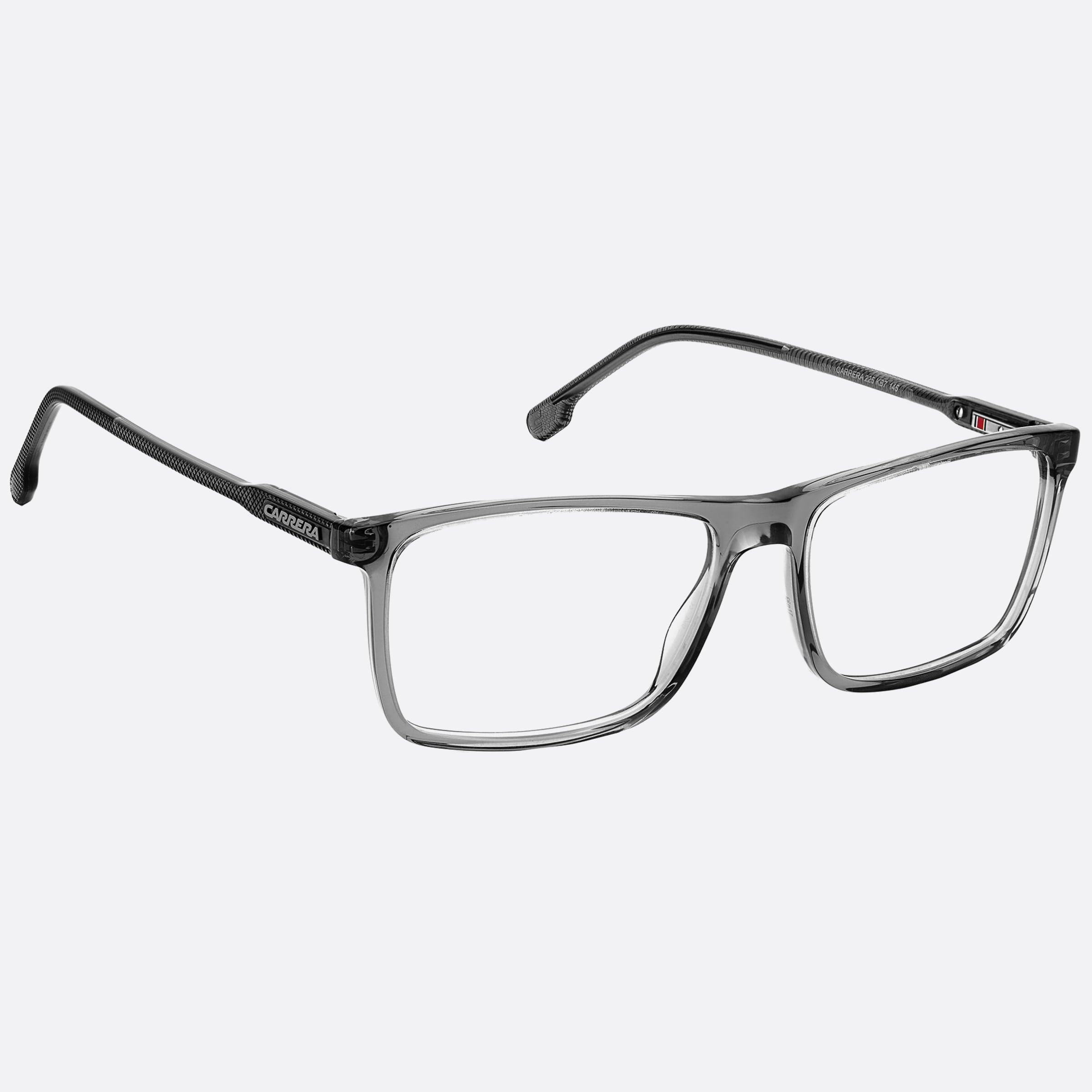 Carrera 56mm Carrera Kb7 Grey Squared Men Eyeglasses - Detail View