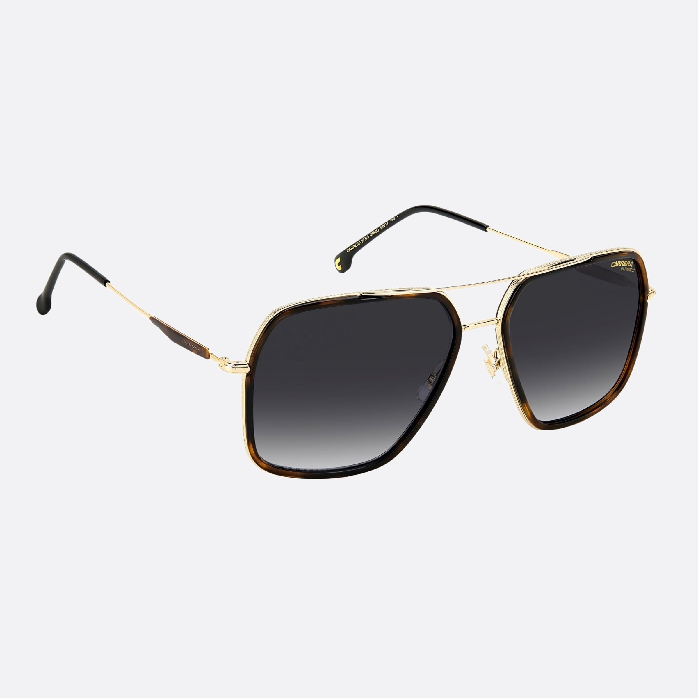 Carrera 59mm Carrera Havana Geometric Men Sunglasses - Detail View