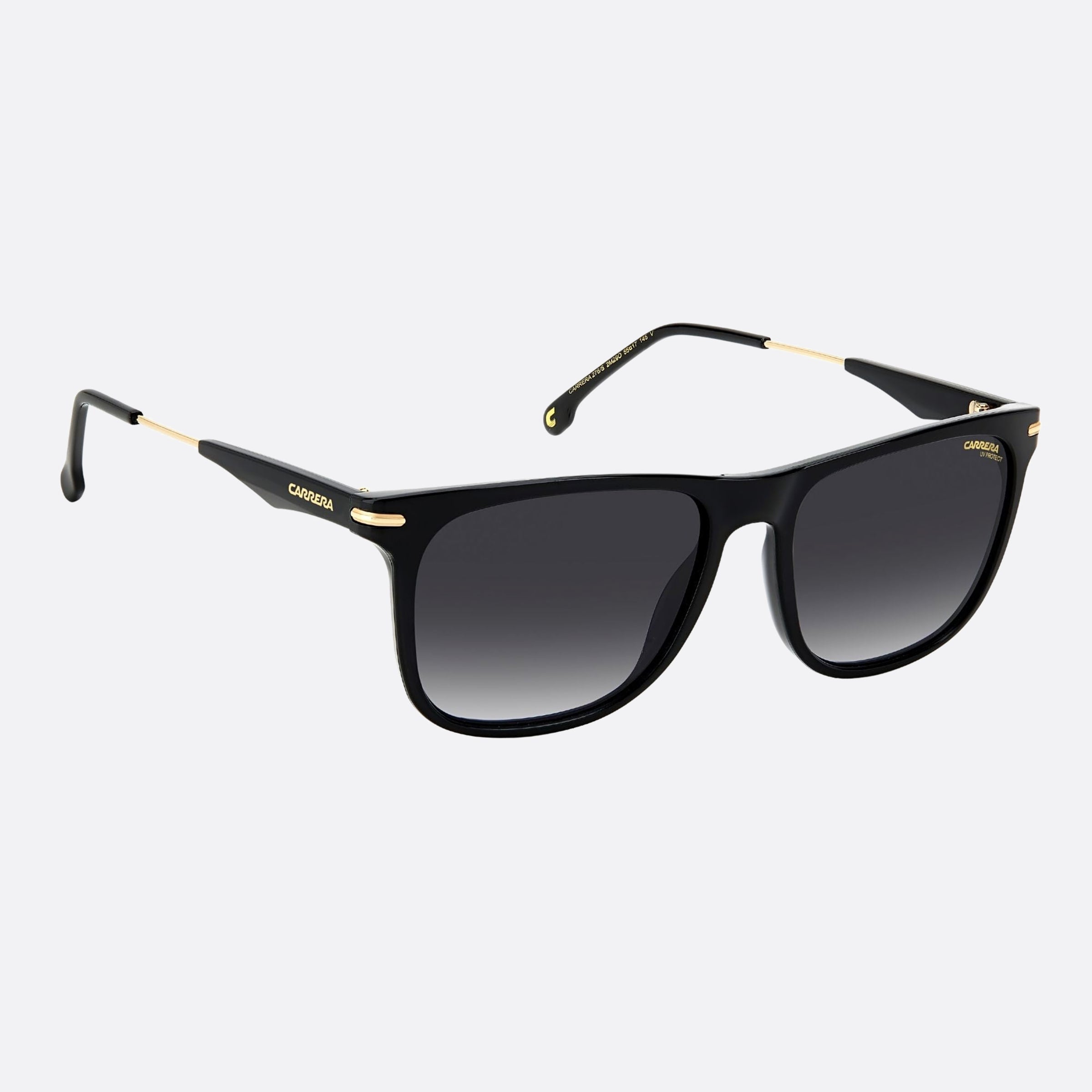 Carrera 55mm Carrera 2m2 Black Geometric Men Sunglasses - Detail View